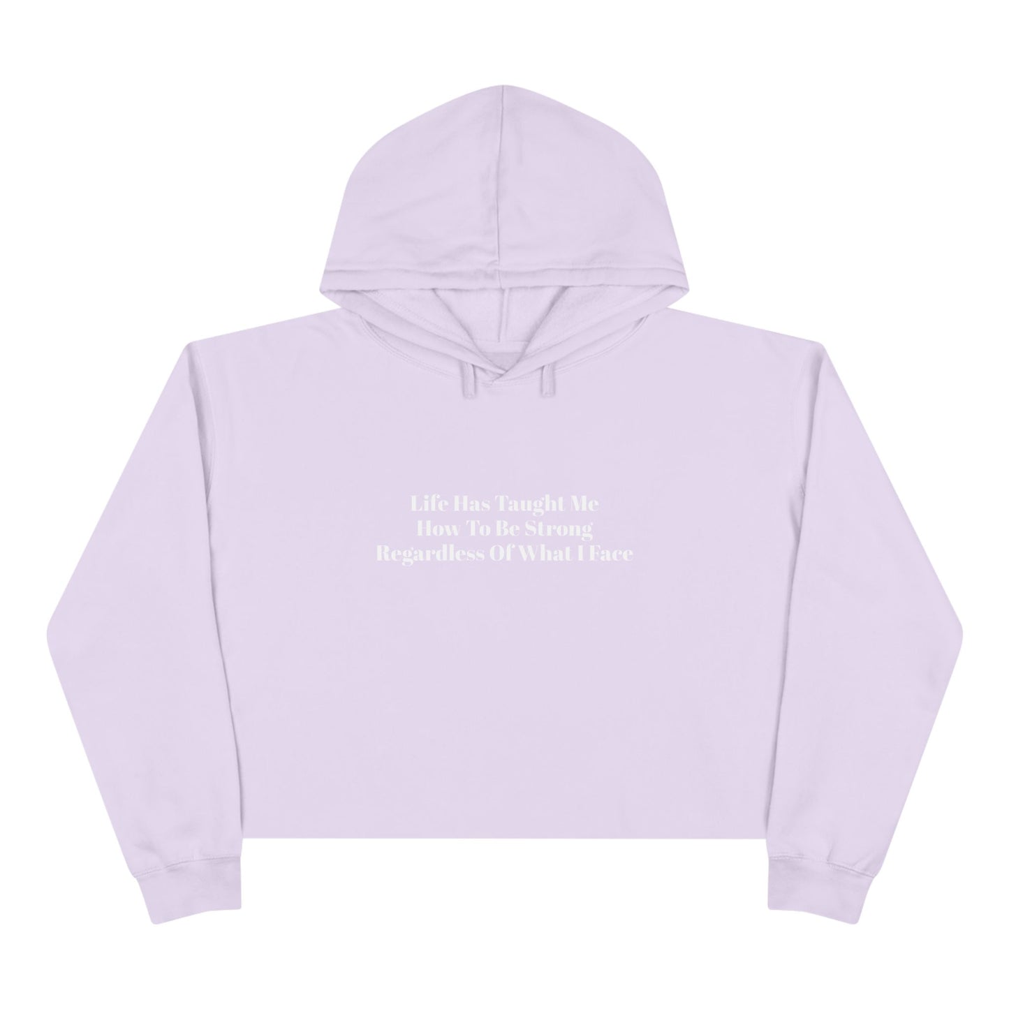 Strong Crop Hoodie - Empowering Women's Apparel for Resilience