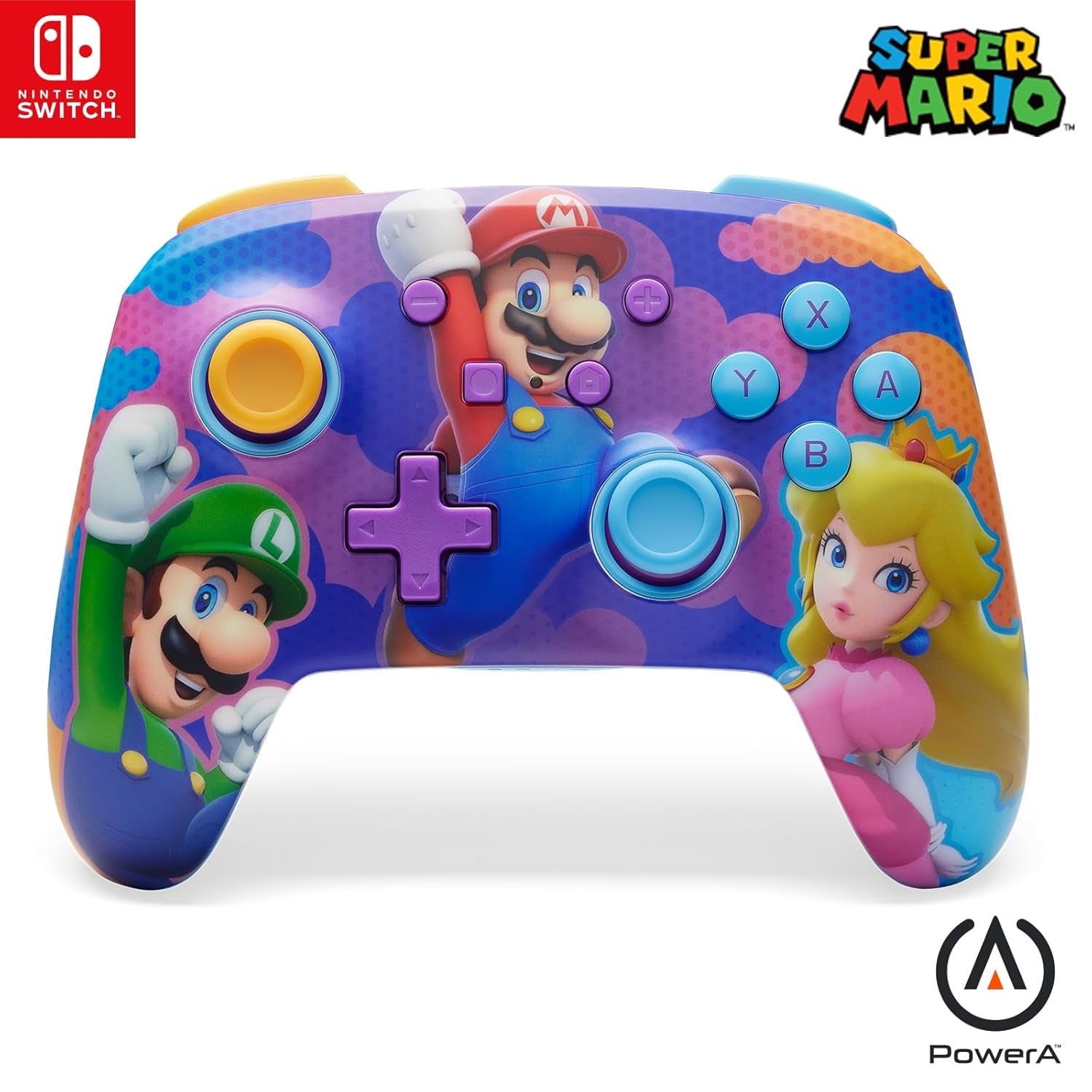 Enhanced Wireless Controller for Nintendo Switch - Super Star Friends, Nintendo Switch - OLED Model, Nintendo Switch Lite, Gamepad, Game Controller, Bluetooth Controller