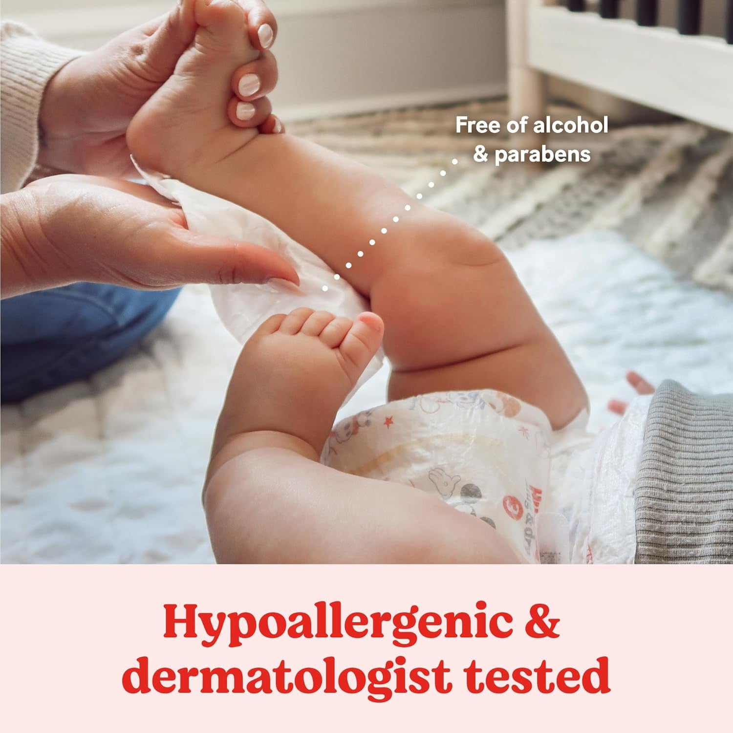 Simply Clean Unscented Baby Diaper Wipes, 11 Flip-Top Packs (704 Wipes Total), Packaging May Vary