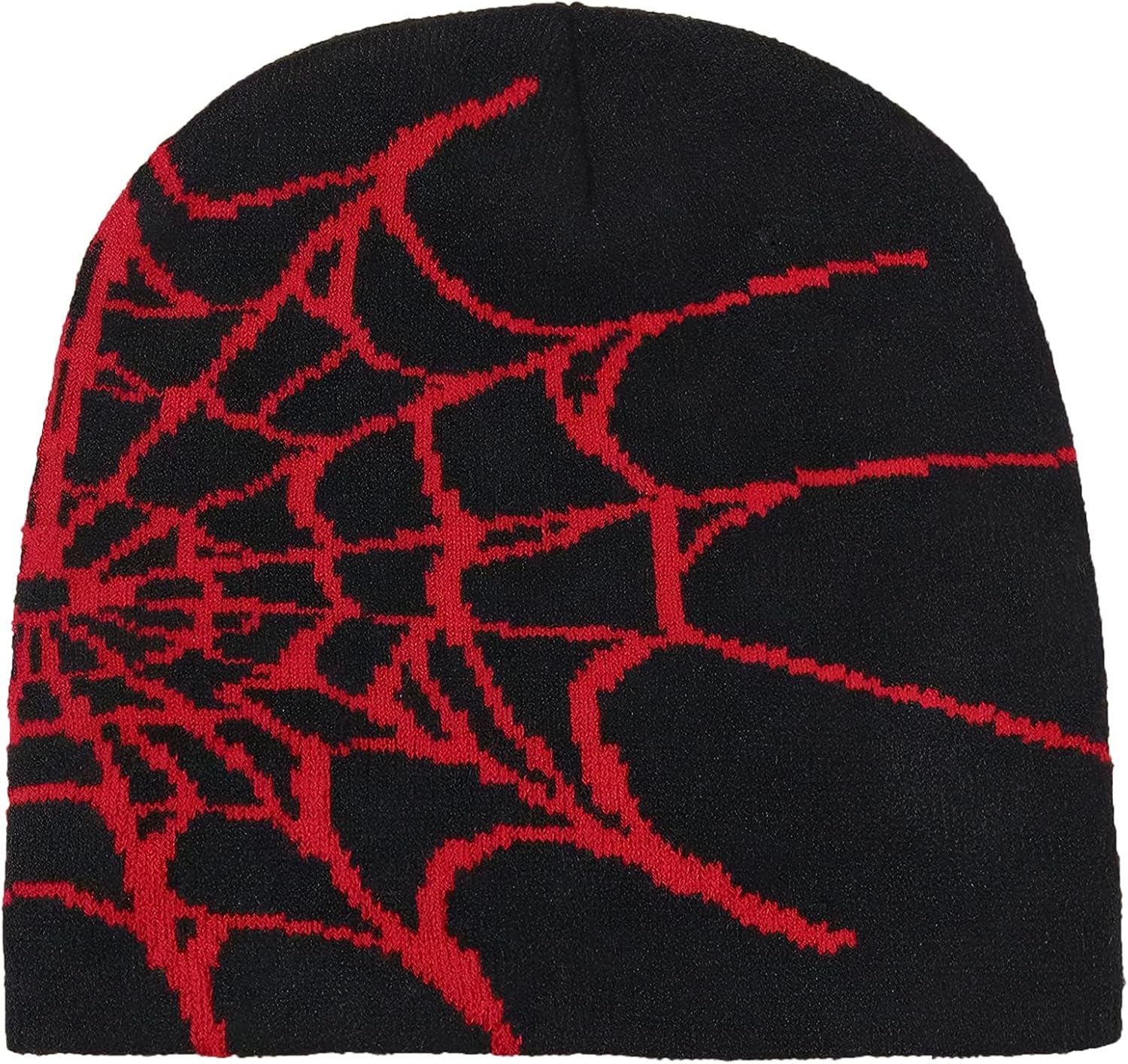 Y2K Beanie Women Beanies Spider Beanie Winter Warm Knit Hat Gothic Beanies Outdoor Black Beanie Spider Web for Men Teenagers
