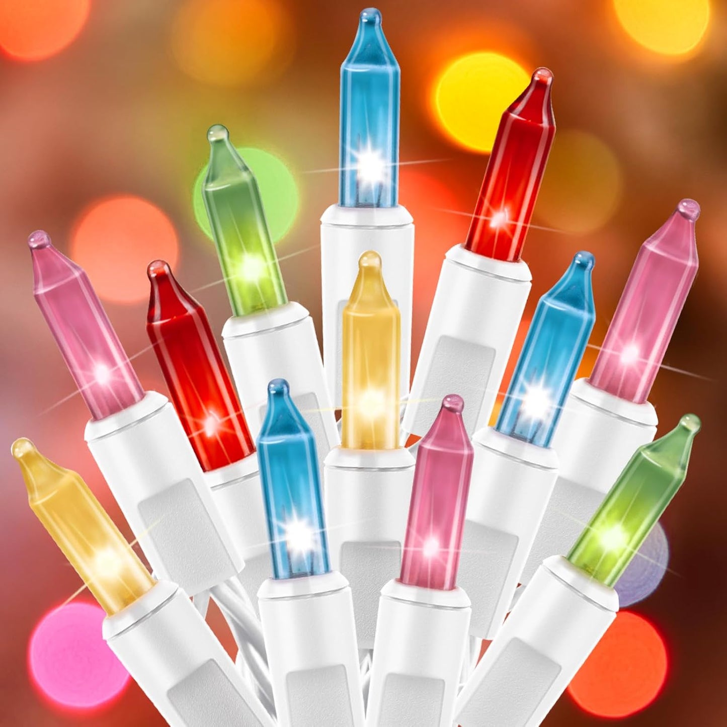 St. Patrick Mini String Lights, 50 Count 12 Feet Incandescent Bulb St Patrick Day Lights, Waterproof Green Lights for Indoor Xmas Tree Garland Birthday Wedding Party Festival Decoration, Green Wire