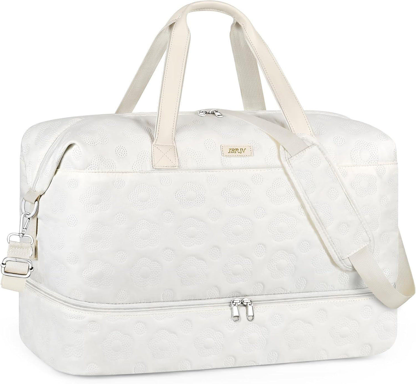 Weekender Bags for Women, 21" Weekender Travel Bag, Travel Duffle Bag with Shoe Compartment Carry on Overnight Duffel Bag for Weekend Travel Business Trip, 3PCS