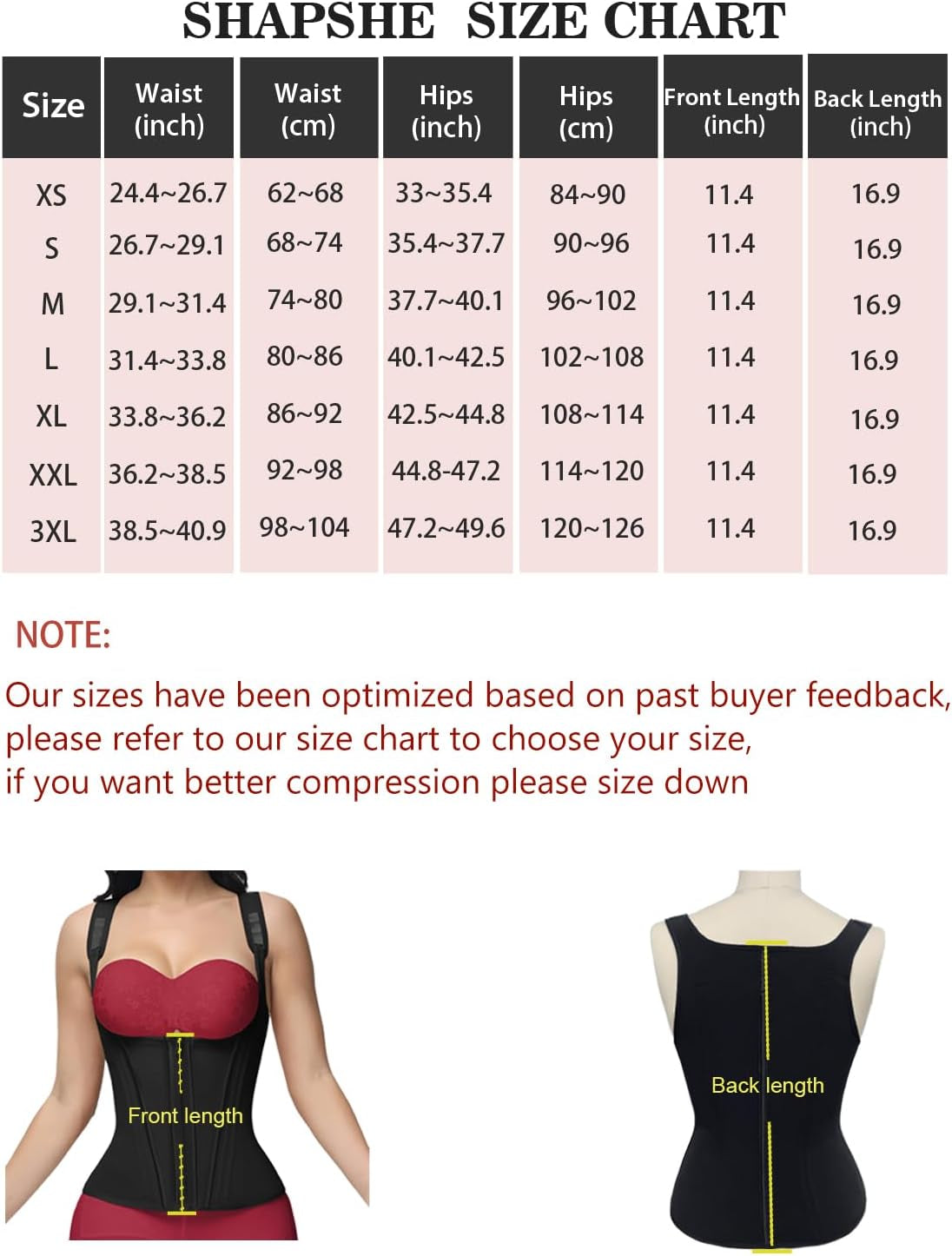 Waist Trainer for Women, Tummy Control Sports Girdle, Workout Body Shaper with Adjustable Shoulder Strap