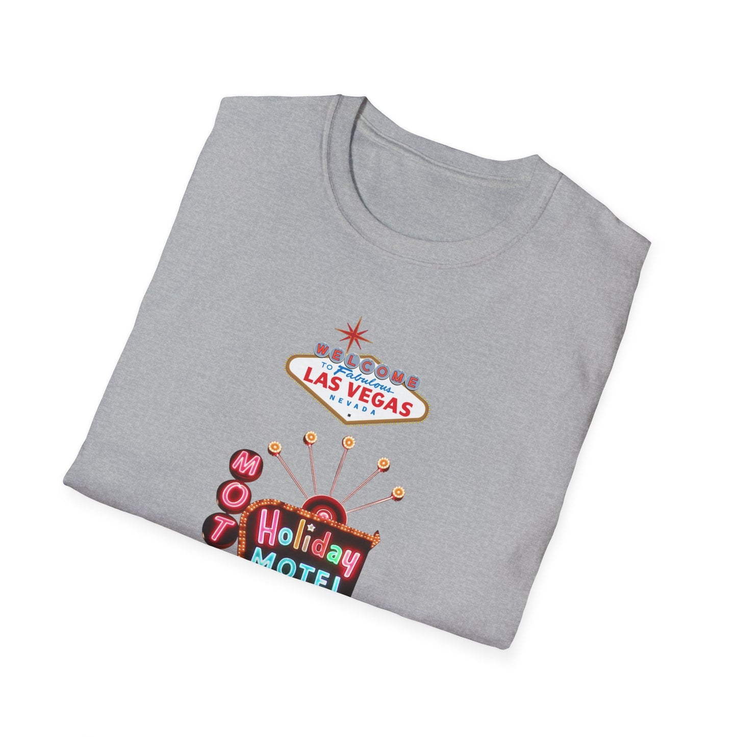 RETRO LAS VEGAS HOLIDAY HOTEL Unisex Softstyle T-Shirt