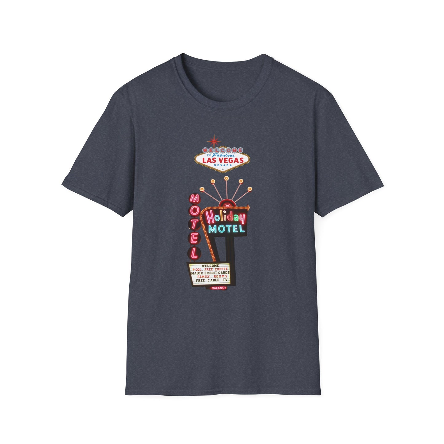 RETRO LAS VEGAS HOLIDAY HOTEL Unisex Softstyle T-Shirt
