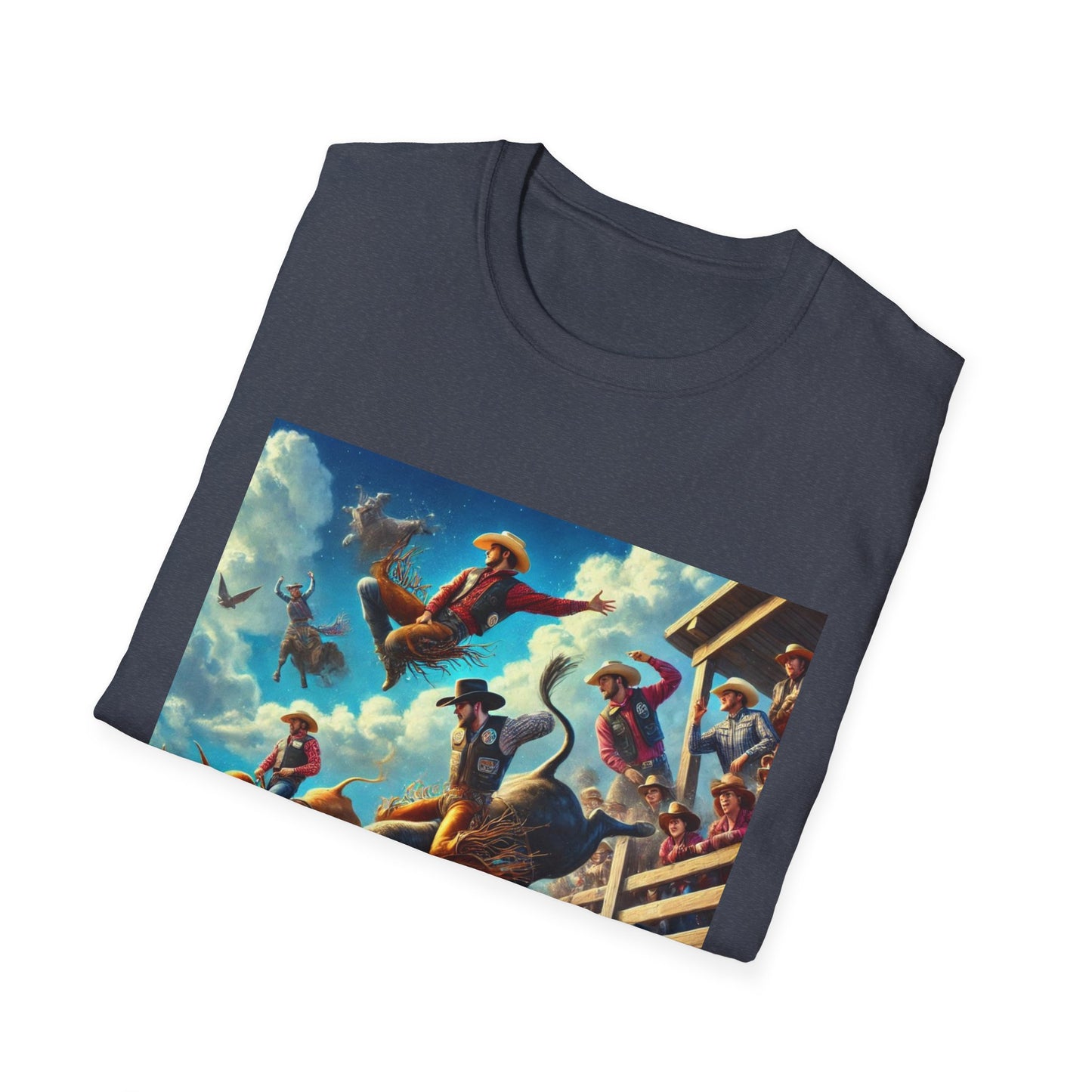 Bull Riders 2 Unisex Softstyle T-Shirt