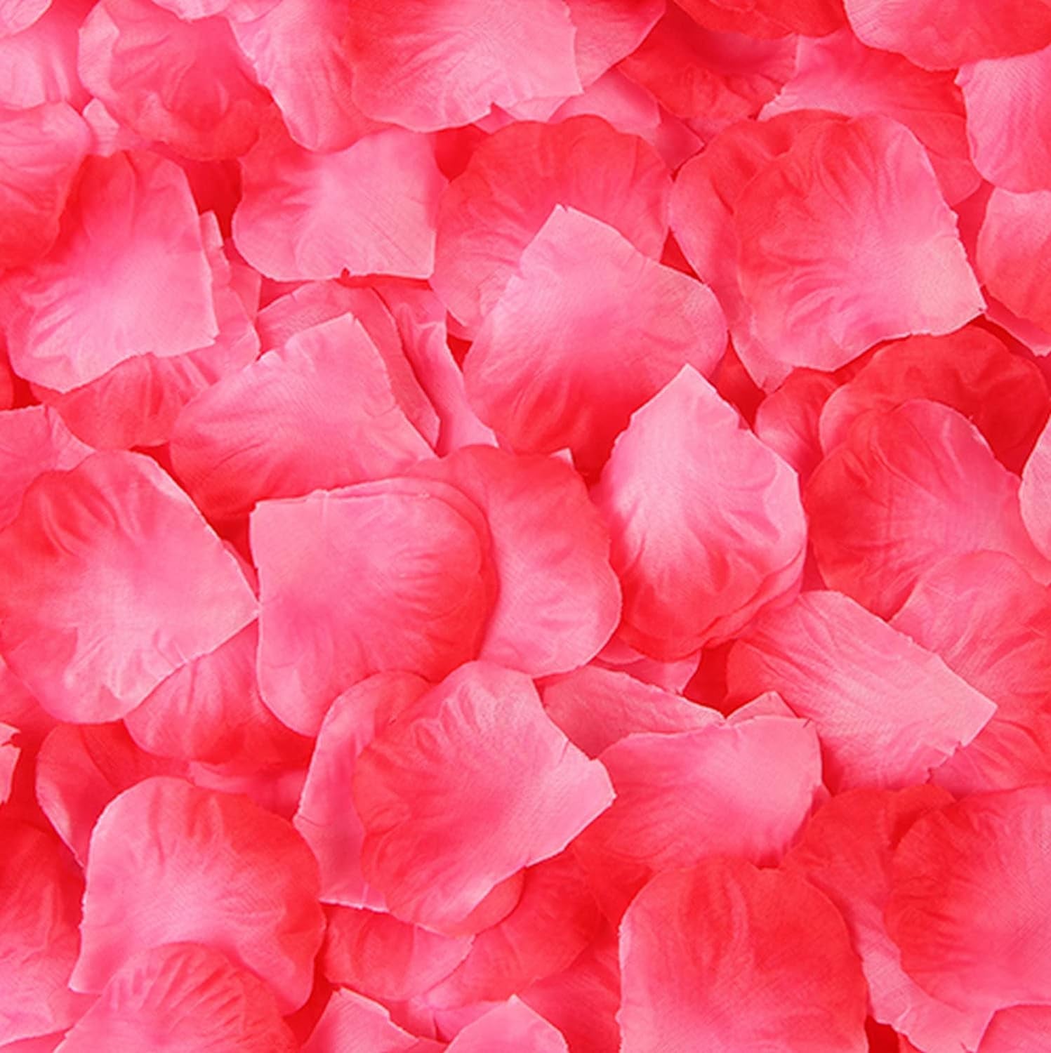 2200 PCS Dark-Red Silk Rose Petals for Valentine'S Day,Romantic Night,Wedding,Proposal Anniversary Flower Decorations