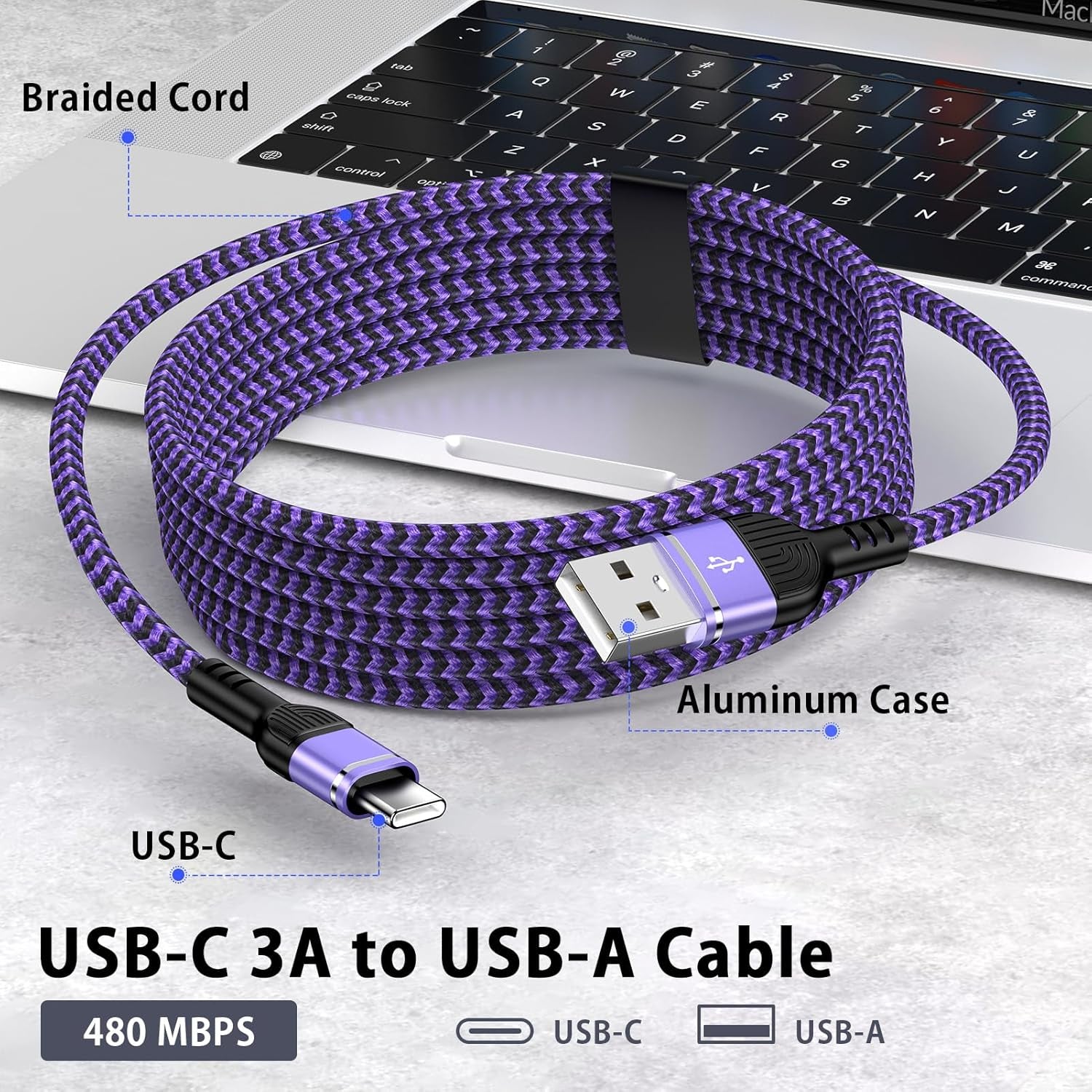 S25 Ultra S25+ A14 A15 5G Samsung Charger Fast Charging Cord 2Pack 6FT USBA to USBC Cable Android Charger Cord for Samsung Galaxy S24 S23 S22,A35 A55 A25 A54 A05S,Note20 10