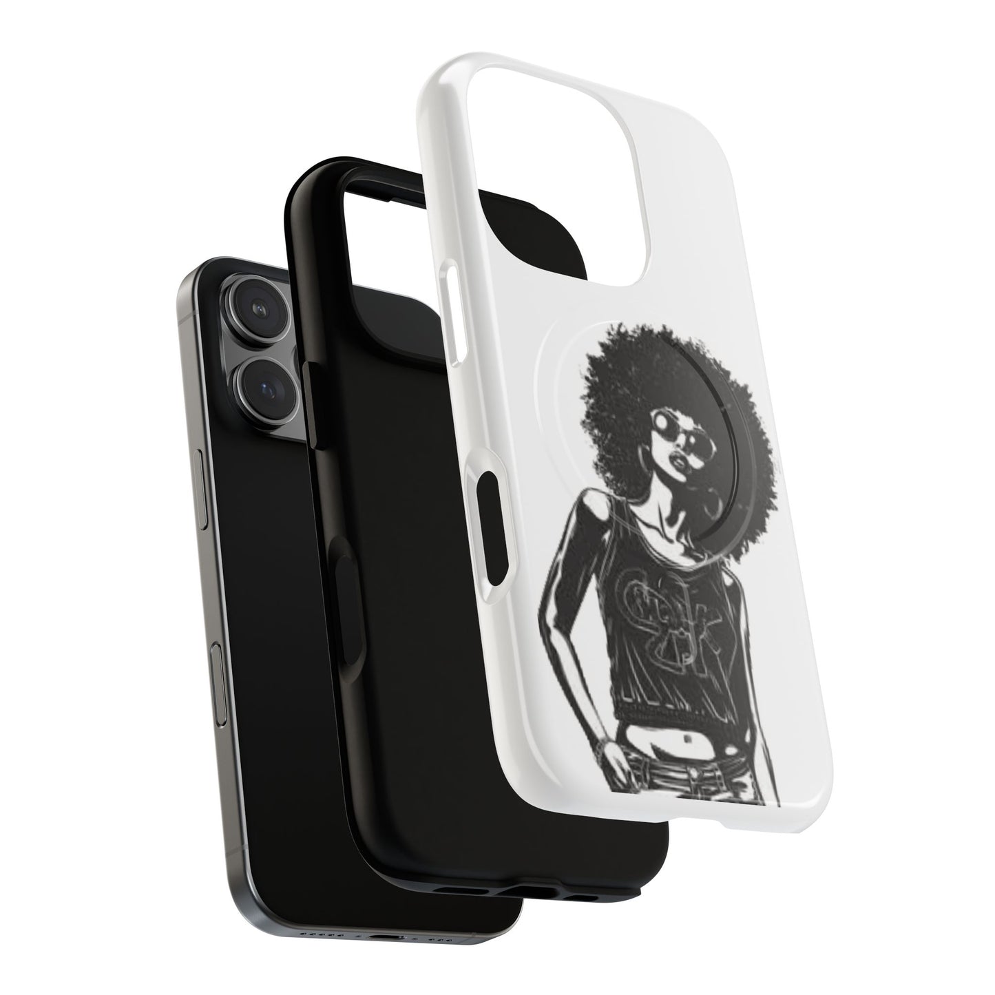 Afro Hip Hop Chic Tough Magnetic Cases