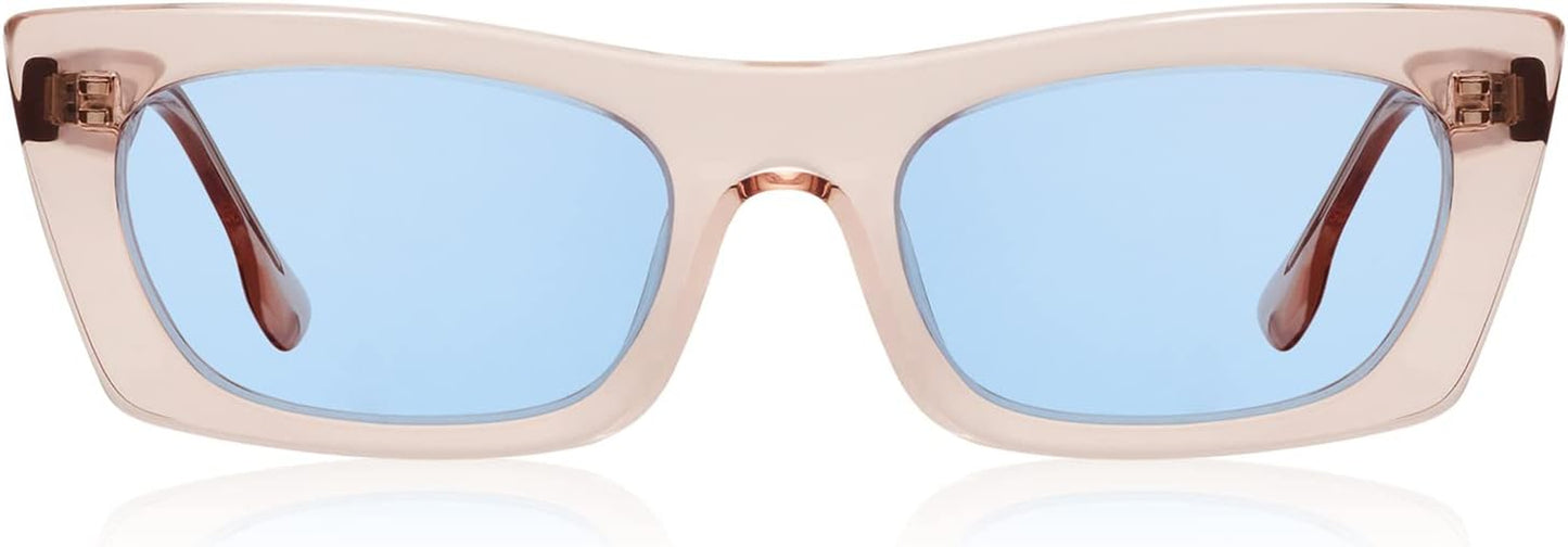 Rectangle Sunglasses Men Tinted Polarized Big Square Retro 90S Vintage Y2K Glasses for Women UV Protection