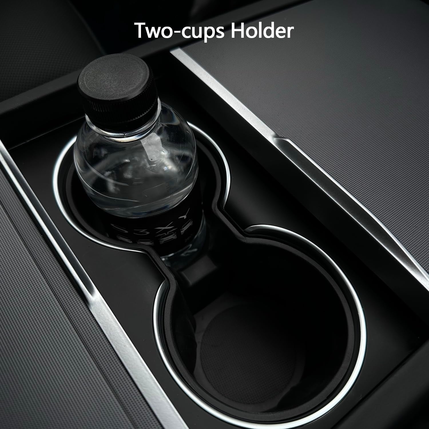 Center Console Organizer for Tesla Model 3 Highland 2024 Cup Holder Insert Flocked Armrest Storage Box Tray New Model 3 Highland Interior Accessories, 3PCS