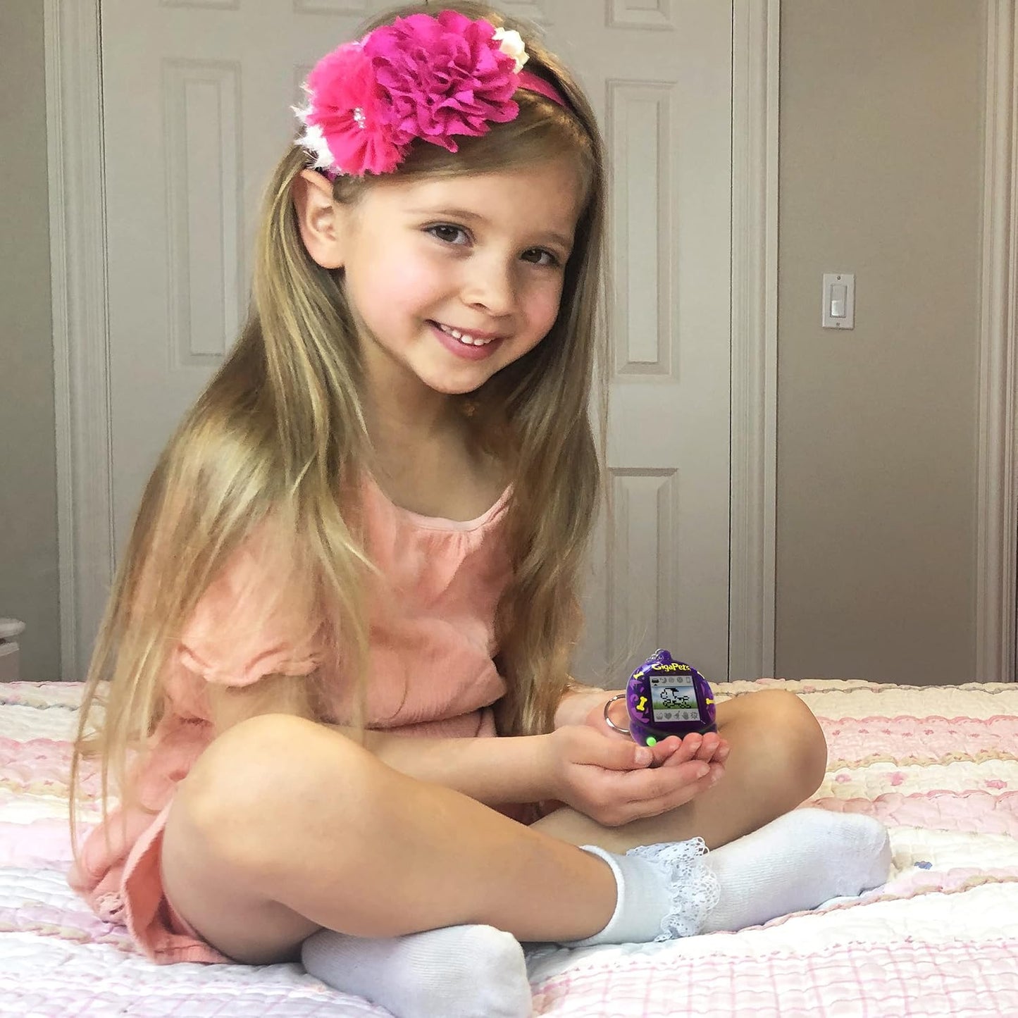 Giga Pets AR Puppy Virtual Animal Pet Toy 2Nd Edition, Purple BanUK