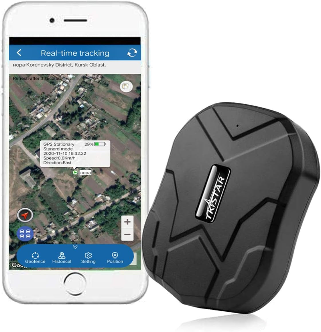 GPS Tracker, Strong Magnet Car GPS Tracker Remote Monitor 90 Days Long Standby Vehicle Tracker Online Realtime Tracking & Monitoring System from USA