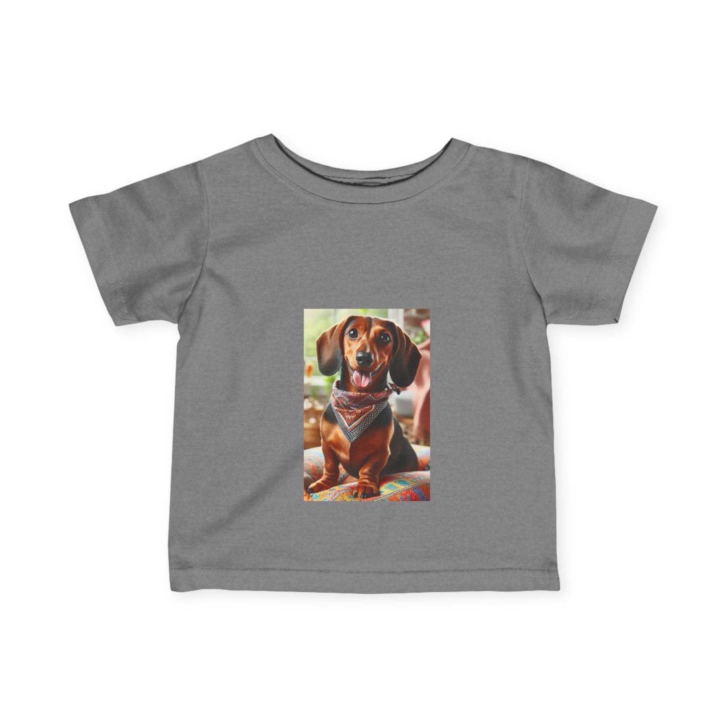 Dachshund design Infant Fine Jersey Tee