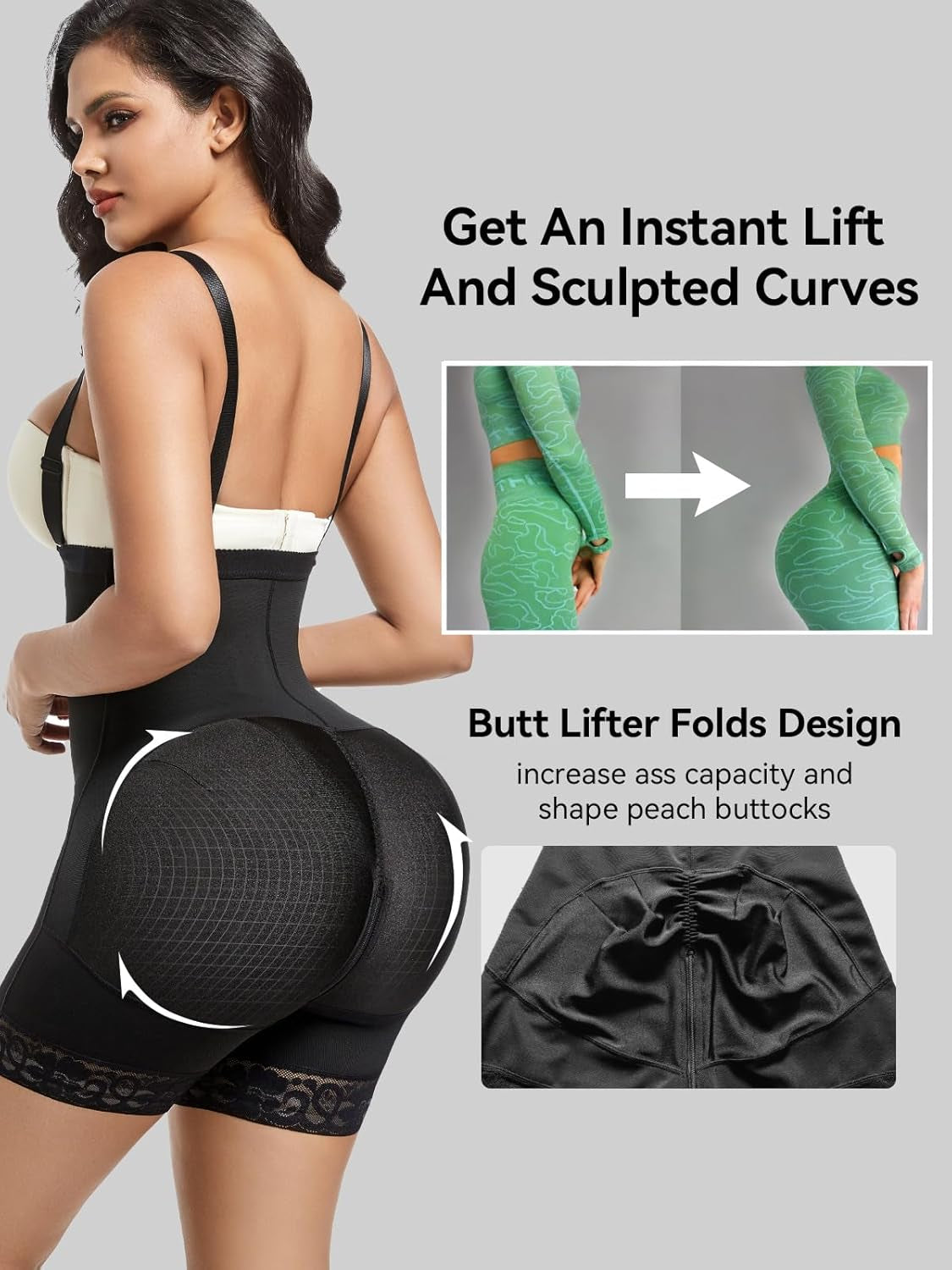 Fajas Colombians Shapewear Tummy Control Post Surgery Compression Garment Waist Shaping Hip Lifter for Women