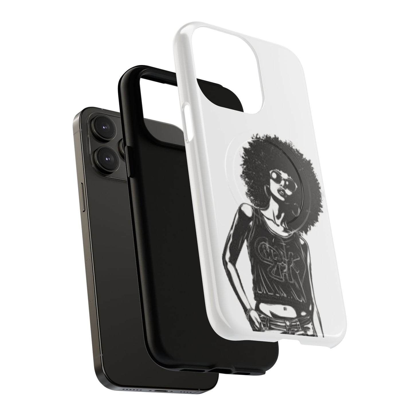 Afro Hip Hop Chic Tough Magnetic Cases