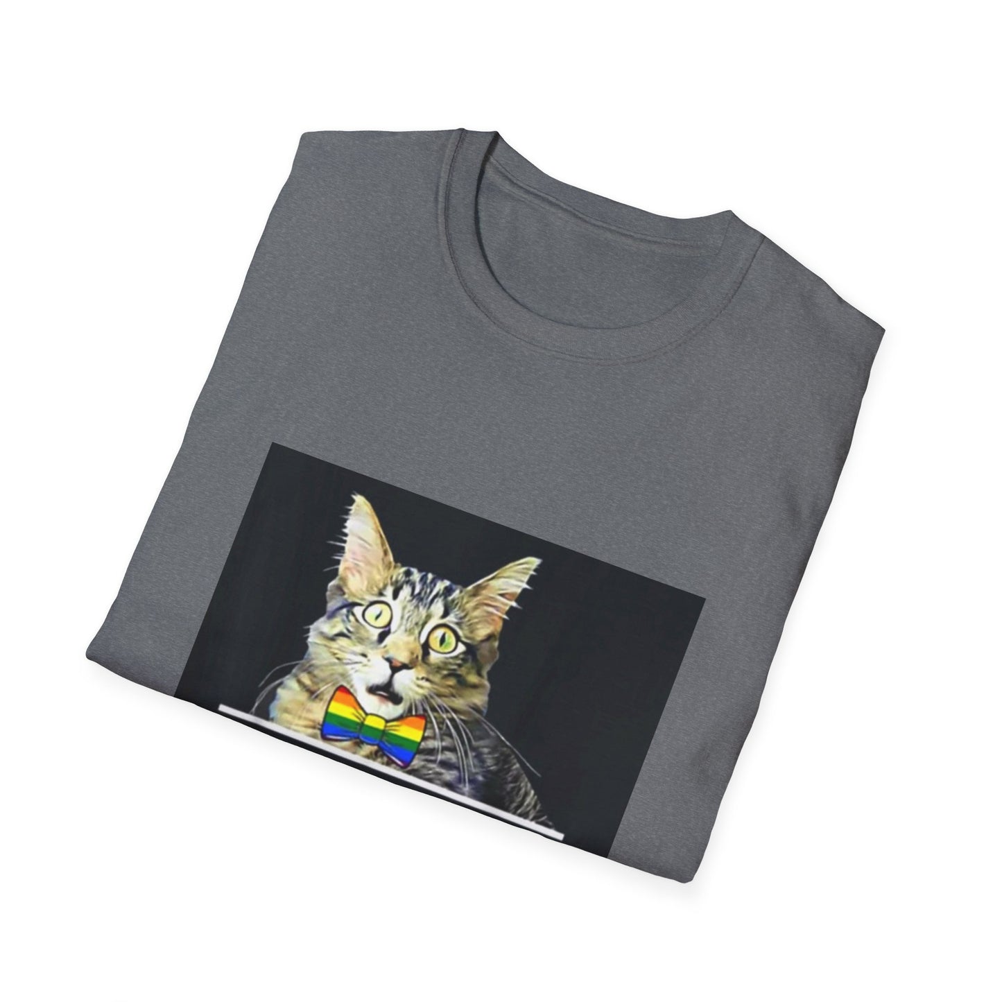 cats LESBIANS EAT WHAT  Unisex Softstyle T-Shirt