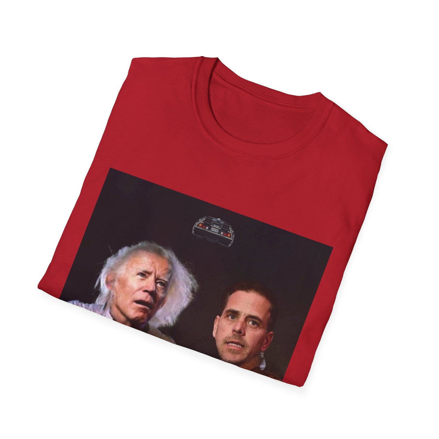 Hunter Biden Convicted Felon Pardon Back to the basement Unisex Softstyle T-Shirt