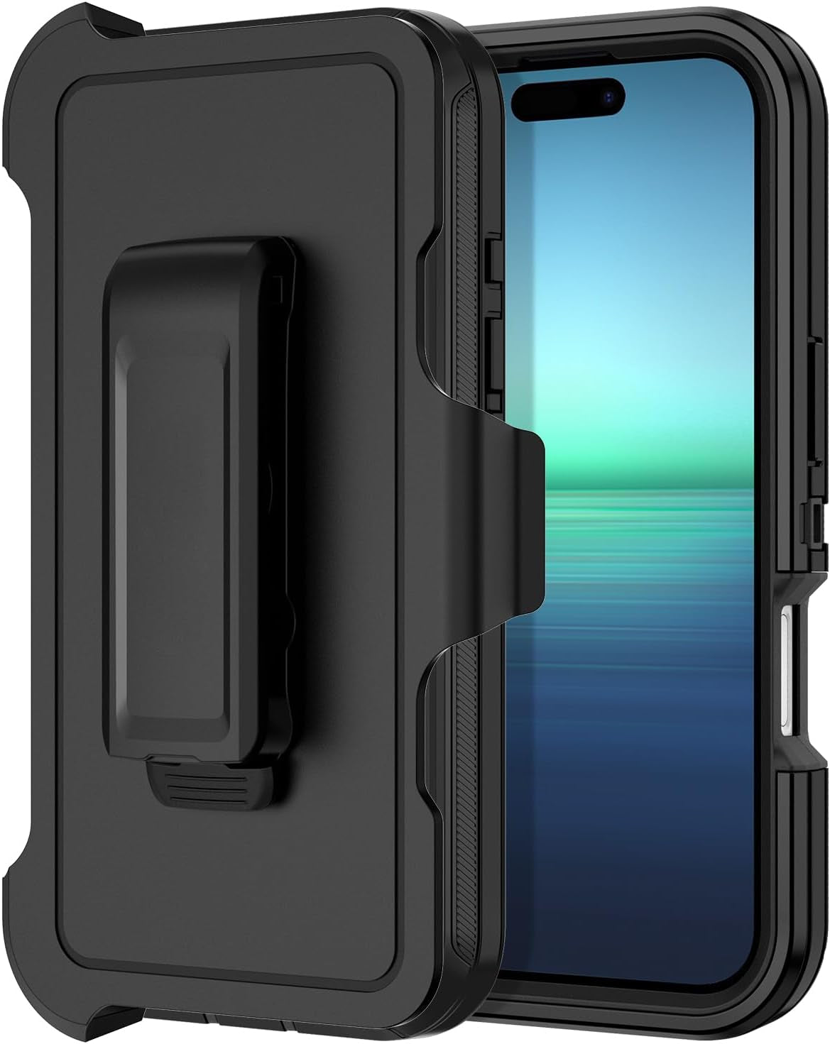 For Iphone 16E Case [Compatible with Magsafe] Shockproof 3-Layer Full Body Protection [Without Screen Protector] Rugged Heavy Duty Cover Case for Apple Iphone 16E 6.1",Turquoise