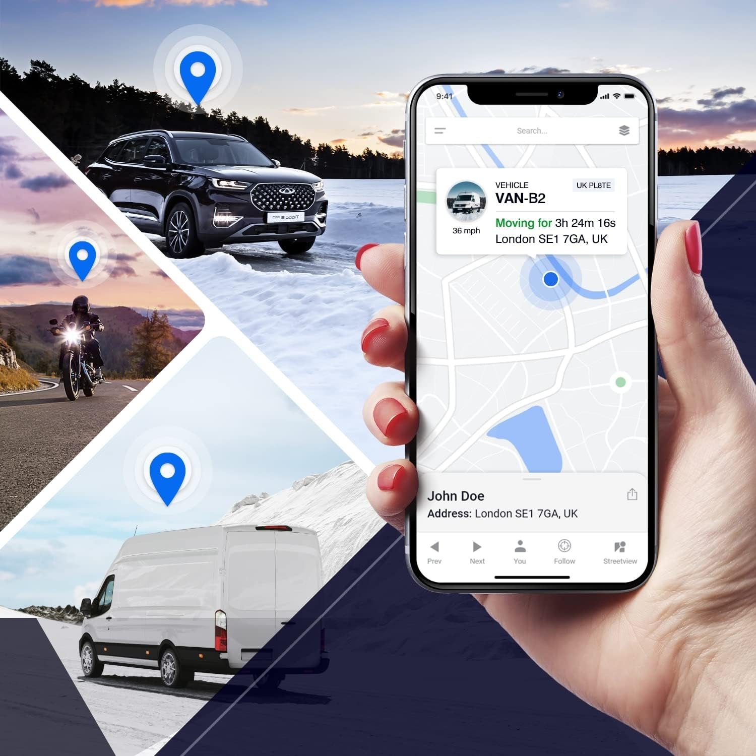 104 PRO 4G Magnetic GPS Tracker – Pay as You Go Portable Vehicle, Car, Truck, Van, Asset, Trailer Tracking Device with up to 90 Days Stand by Time Car Tracker Devices (104 Pro 4G plus - 20,000 Mah) TRUCK DRIVER