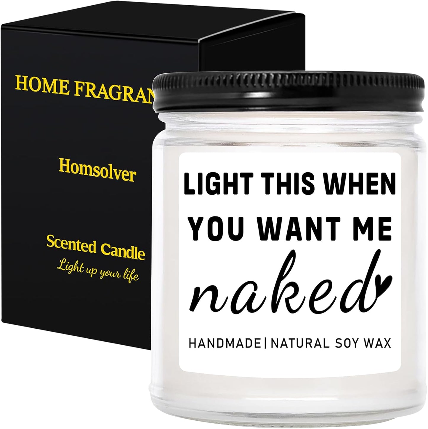 Valentines Day Gifts for Him, Birthday Gifts for Men, Funny Romantic Anniversary Valentines Day Gifts for Boyfriend, Husband, Best Friends, Male, Dad, Candles Gifts for Him