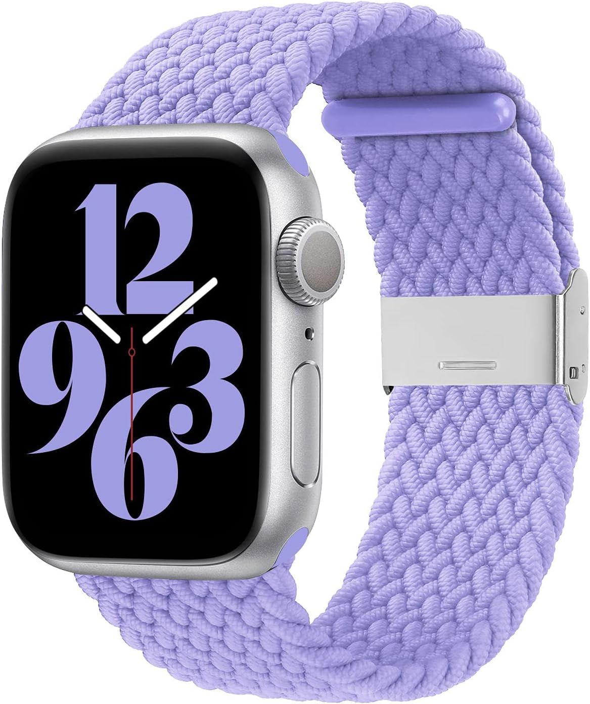 Compatible with Apple Watch Bands 44Mm 40Mm 38Mm 42Mm 41Mm 45Mm 46Mm 49Mm, Iwatch Bands Women Men,Adjustable Braided Solo Loop Elastic Sport Band for Iwatch Ultra SE Series 10/9/8/7/6/5/4