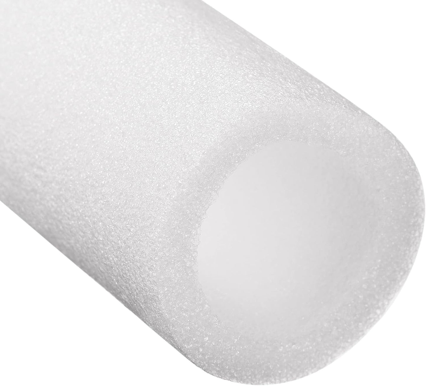 Foam Tube Pipe Insulation Freeze Protection Cover 3.28 Ft Length 1.57In ID 2.36In OD Pipe Insulation Kits White 1 Pack