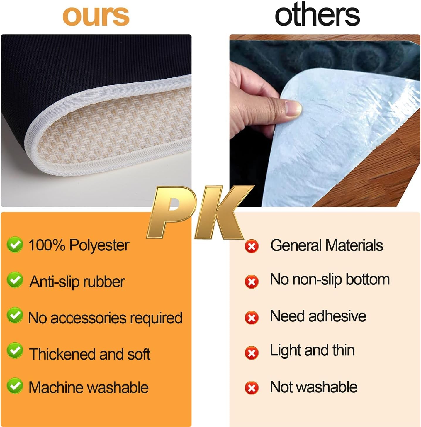 Stair Treads Carpet for Wooden Steps with Non Slip Rubber Backing, 100% Polyester Soft Stairs Resistant Indoor Skid Runner Safety Rugs for Kids Elders and Pets (1, Cream, 31" * 31")