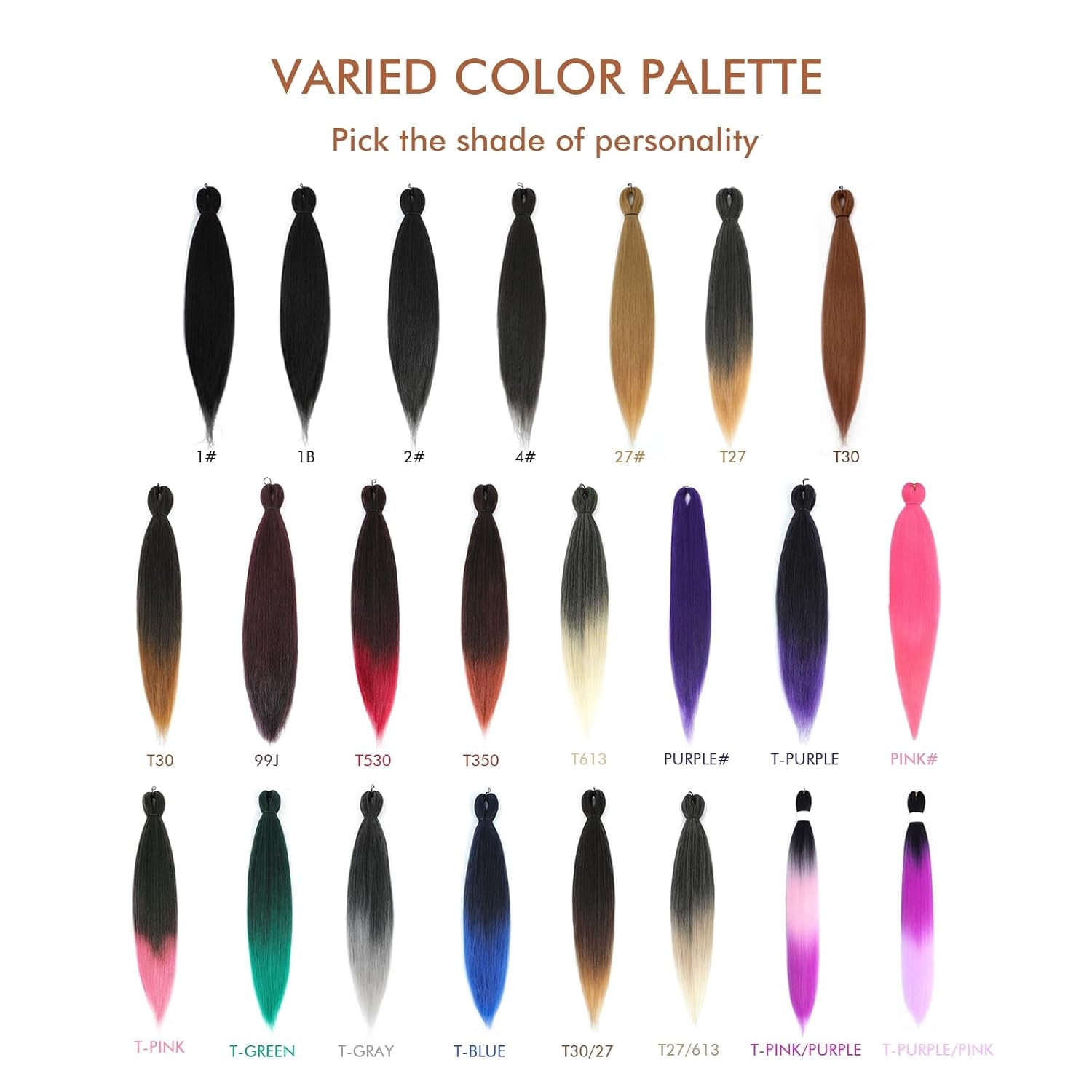 Pre-Stretched Braiding Hair - 16 Inch 8 Packs Off-White Super Long Braiding Hair for Twist or Box Braids, Yaki Texture Hot Water Setting Synthetic Braiding Hair Extensions (16 Inch, #613-8P)