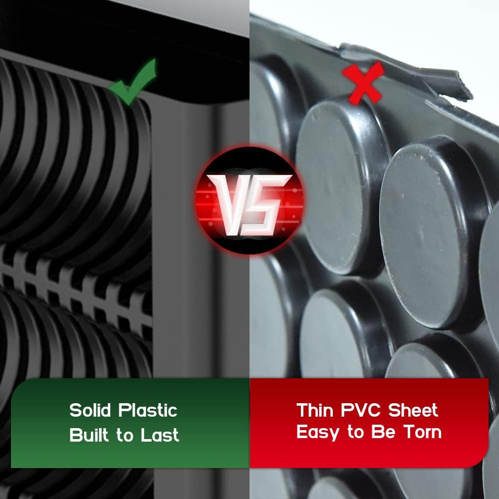 Crystal Tempered Glass Organizer Drawer Holder Compatible with Nespresso Vertuo Capsules, Compatible with 40 Big or 52 Small Vertuoline Pods, 12'' Wide by 15.6'' Deep by 3.5'' High