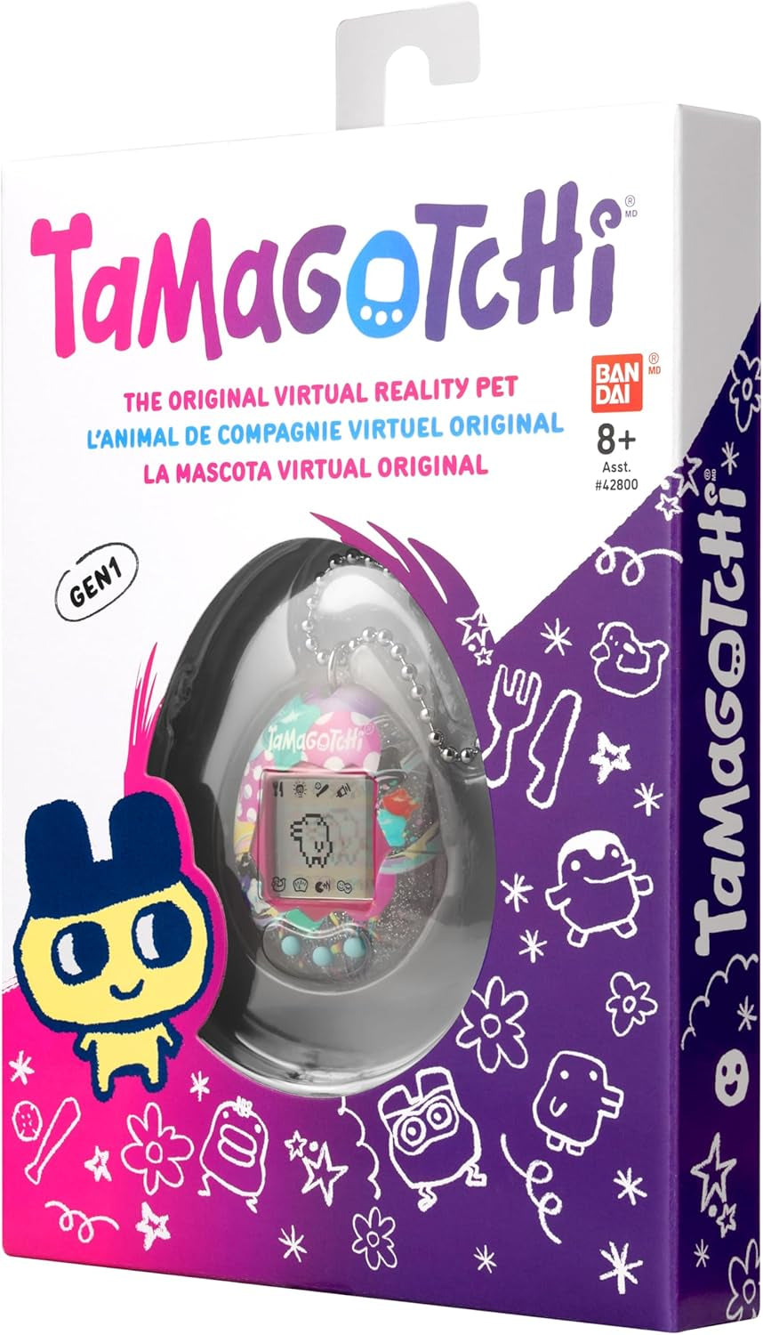 Bandai Original Pretty Party Digital Pet | Nurture and Raise the Original Electronic Pet Japanese Kids Toys for Girls and Boys Make Great 90S Retro Gifts BanUK