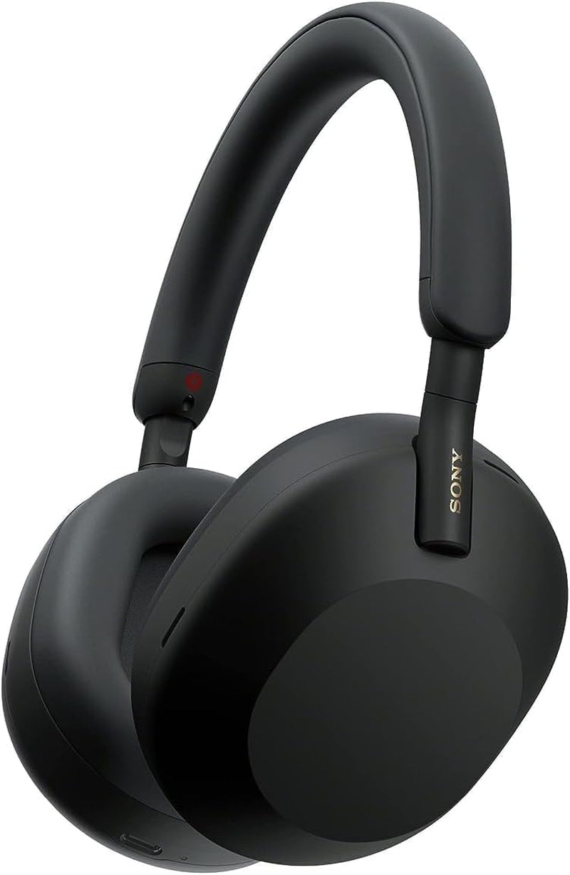 WH-1000XM5 the Best Wireless Noise Canceling Headphones, Made of Soft Fit Synthetic Leather, Integrated Processor V1, with 4 Beamforming Microphones, up to 30-Hour Battery Life, Black