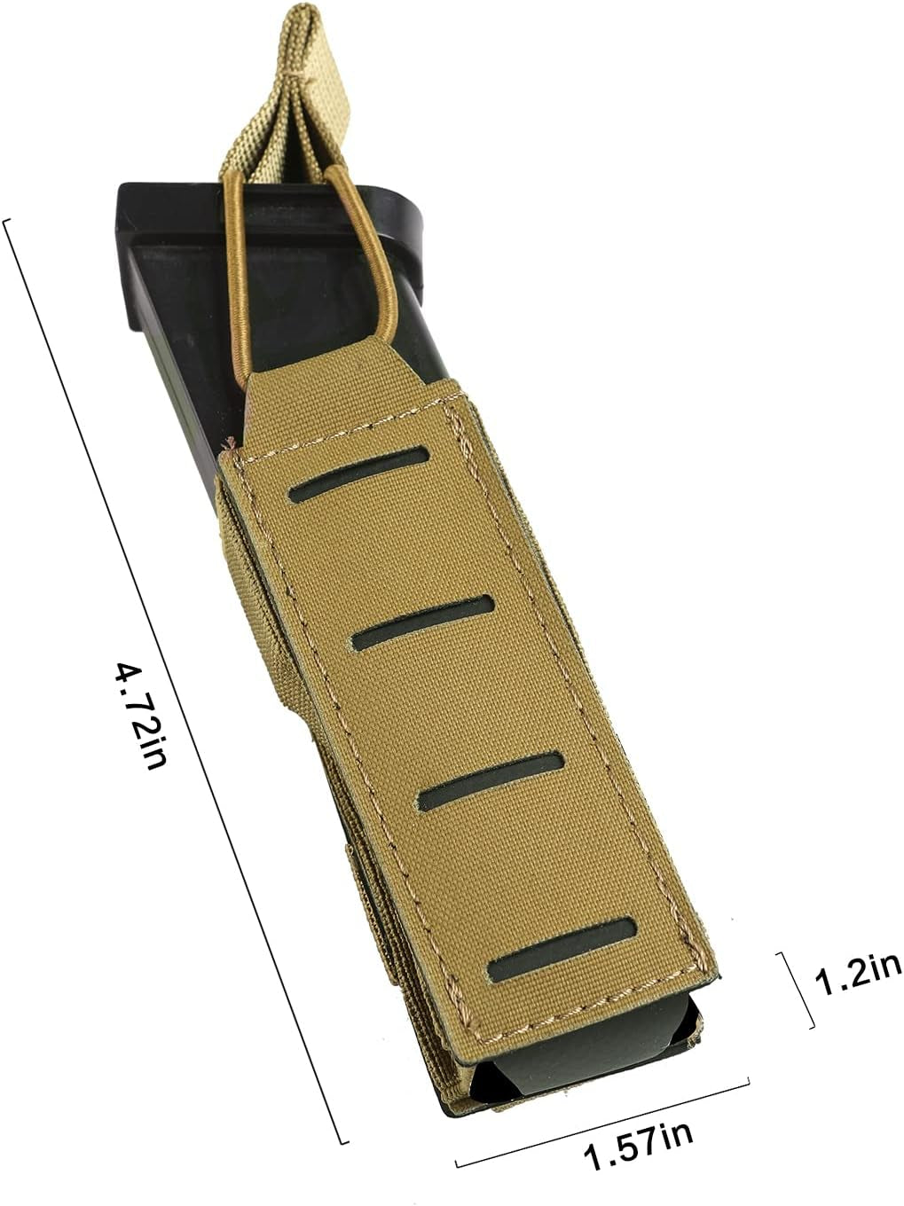 Pistol Molle Mag Pouch Single Double Triple 9Mm Tactical Magazine Holder for 40 Calibers Glock 1911 DD21