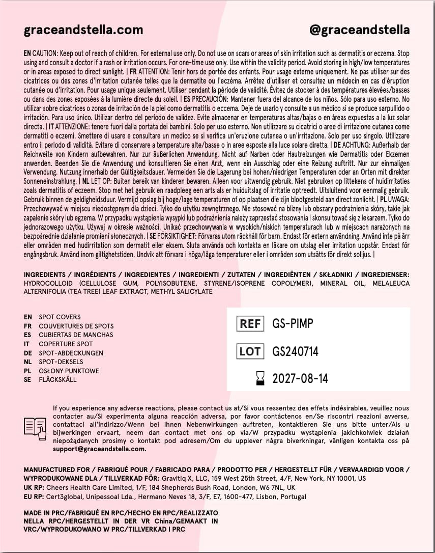 Pimple Patches for Face - Fast Acting Hydrocolloid Acne Patch That Absorb Gunk, Flatten Breakouts - Zit Stickers for Clear Skin - Dermatologist-Tested, Vegan (Invisible, 36 Count)