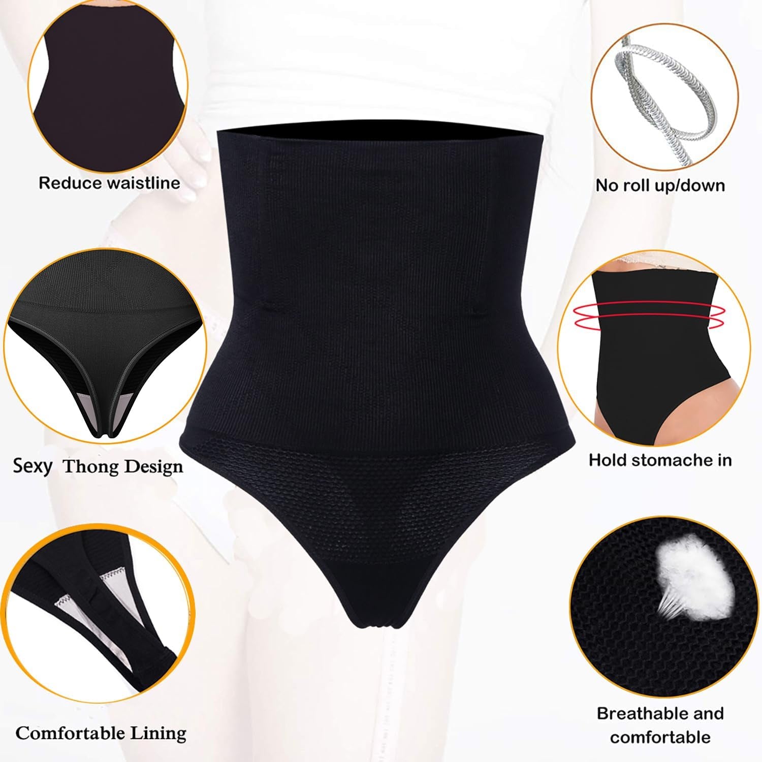 328 Women Waist Cincher Girdle Tummy Slimmer Sexy Thong Panty Shapewear