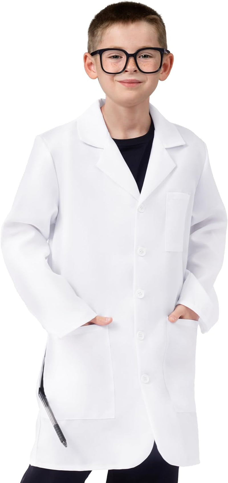 Kids Halloween Costume, Doctor Lab Coat Boys, Toddlers Medical Costume for Halloween Costumes Role Play Themed Parties (Small(5-7 Yrs))