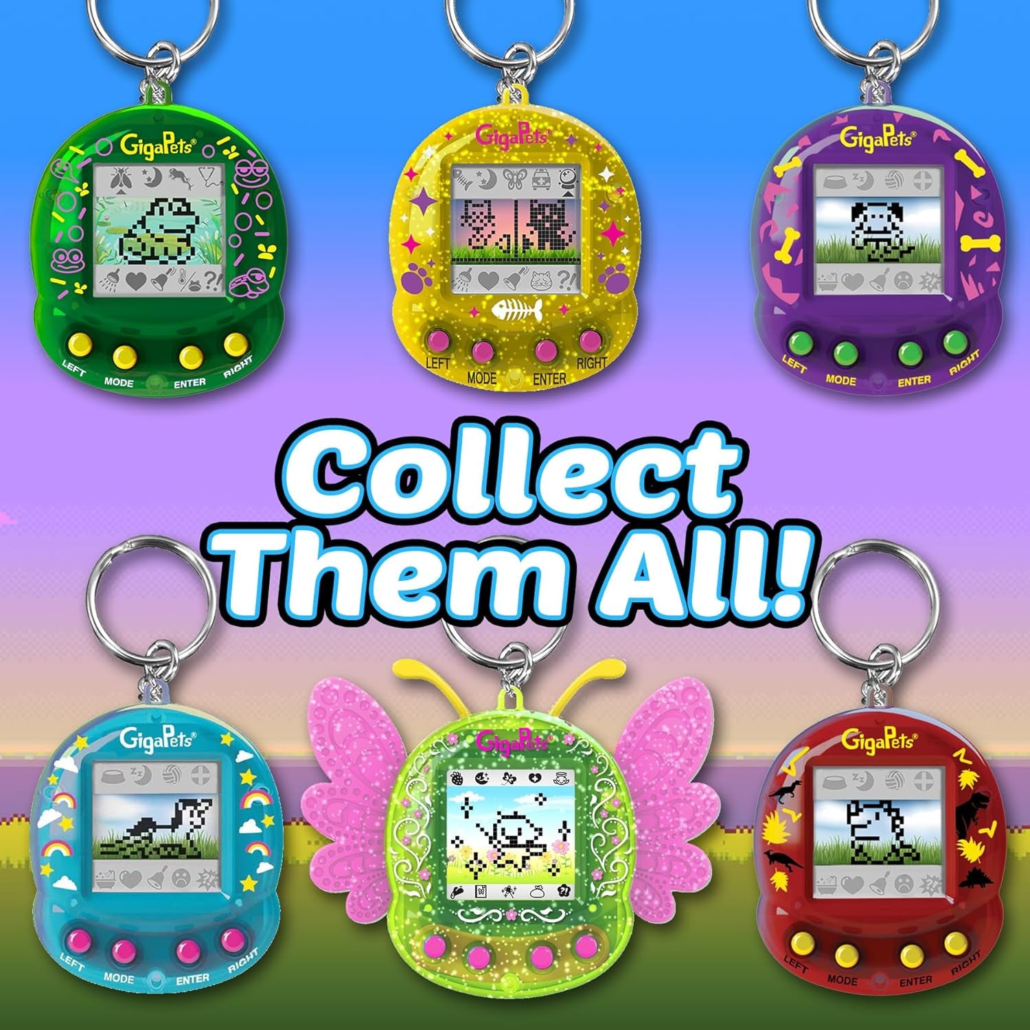 Giga Pet Virtual Pet for Kids Ages 5 and Up, 90S Throwback, Floppy Frog | 25Th Anniversary Edition Upgraded Collector’S Edition | Kids Learn to Take Care of a Pet ZOUSA