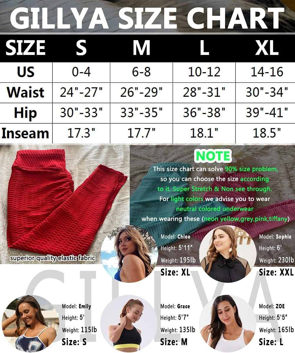 Booty Yoga Pants Tiktok Butt Leggings Anit Cellulite Texutred Booty Lifting Leggings Scrunch Butt Yoga Pants