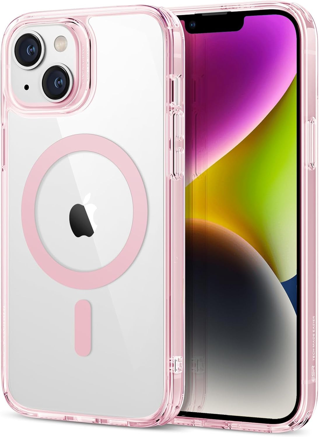 for Iphone 16E Case, Compatible with Magsafe, Shockproof Military-Grade Protection, Magnetic Phone Case for Iphone Se 4 Case, Classic Hybrid Case (Halolock),Frosted Red