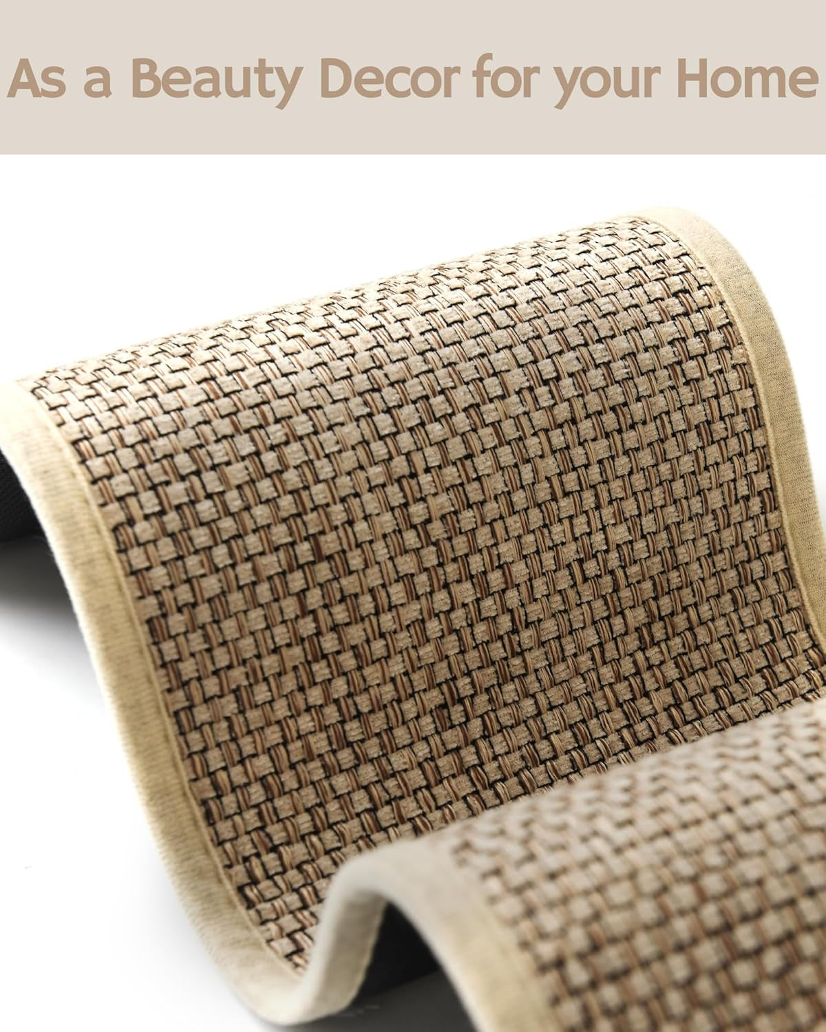 Stair Treads Non-Slip, Stair Runners for Wooden Steps, 8"X30", Stair Carpet Treads, Stair Rugs for Kids and Dogs,15Pcs, Rubber Backing Stair Covers for Wood Stairs, Stair Mats, Beige