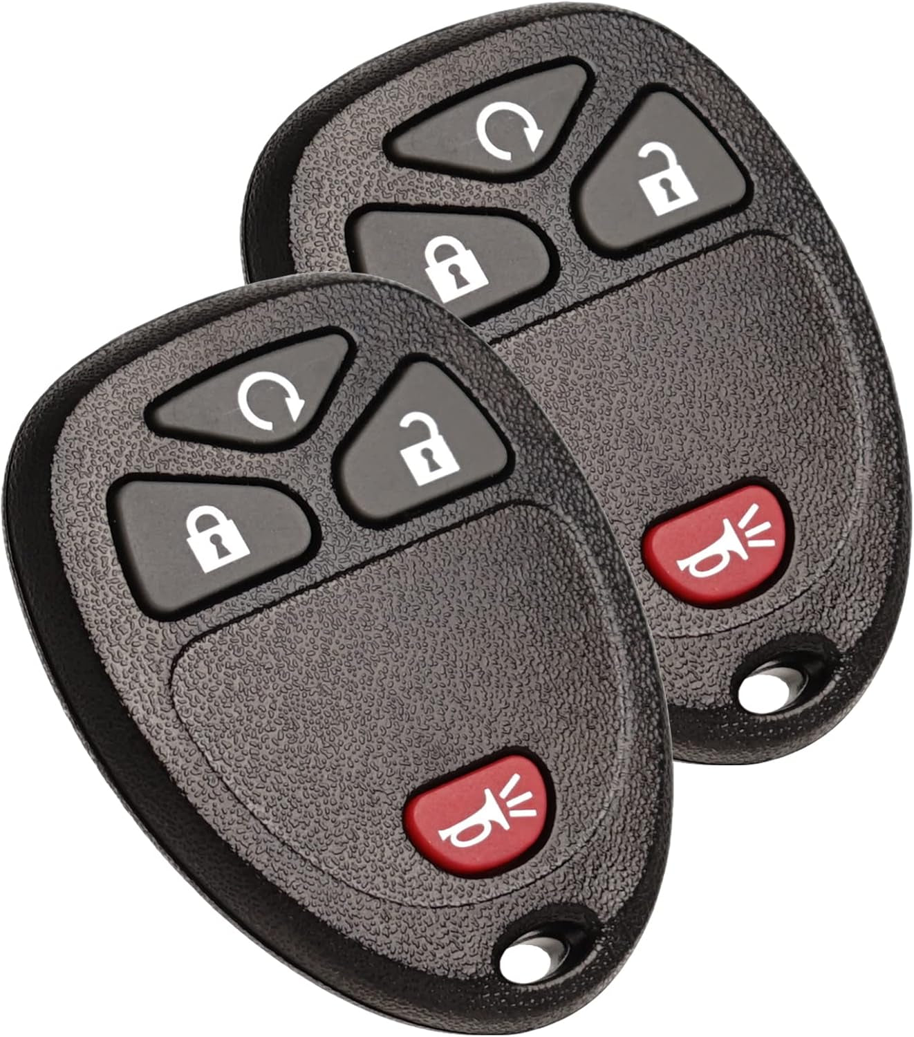 Keyless Entry Remote Start Control Key Fob Replacement Fits Chevy Silverado Avalanche Equinox Express Traverse GMC Yukon Sierra 1500 2500 3500 HD Acadia 2007 2008 2009 2010 2011 2012 2013 OUC60270