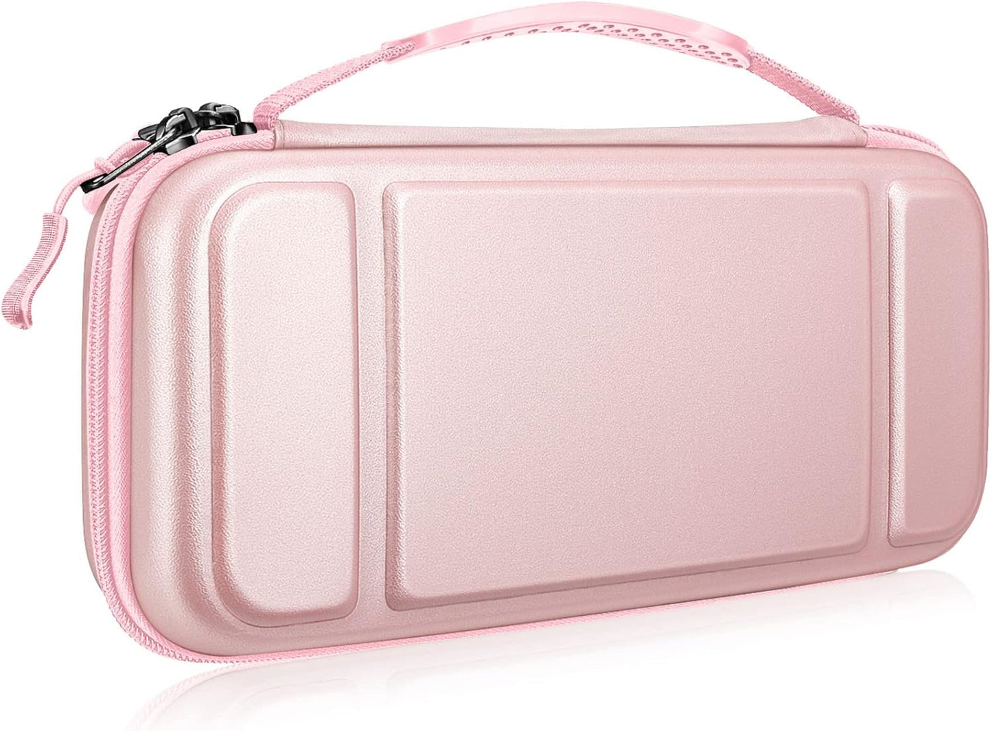 Carrying Case for Nintendo Switch OLED Model 2021/Switch 2017, [Shockproof] Hard Shell Protective Cover Travel Bag W/10 Game Card Slots for Switch Console Joy-Con & Accessories