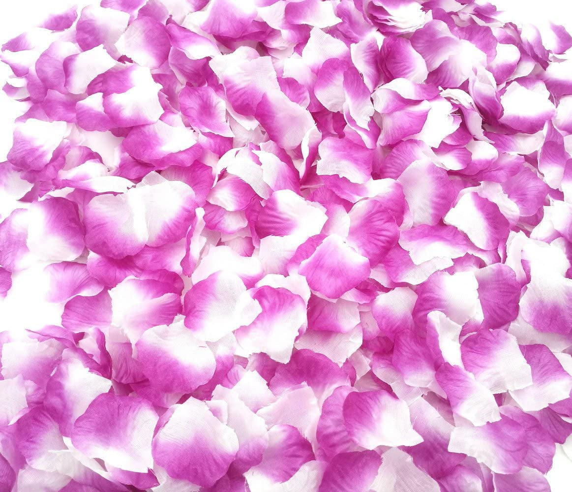2200 PCS Dark-Red Silk Rose Petals for Valentine'S Day,Romantic Night,Wedding,Proposal Anniversary Flower Decorations