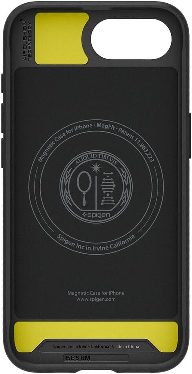 for Iphone 16E Case, Rugged Armor Magfit [Compatible with Magsafe Accessories] [Military-Grade Protection] - Matte Black