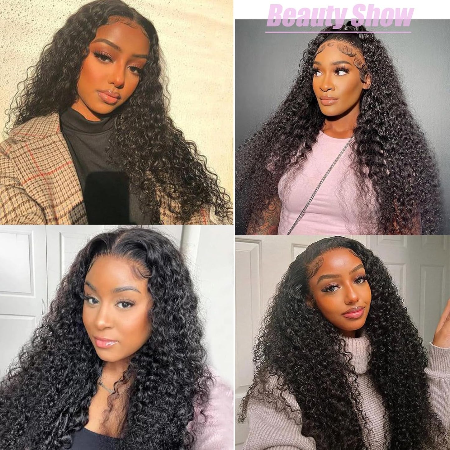 10A Deep Wave Human Hair Bundles 22 24 26 Inch Deep Curly Bundles Human Hair 100% Unprocessed Brazilian Virgin Weave 3 Bundles Wet and Wavy Bundles Double Weft Water Wave Bundles Human Hair