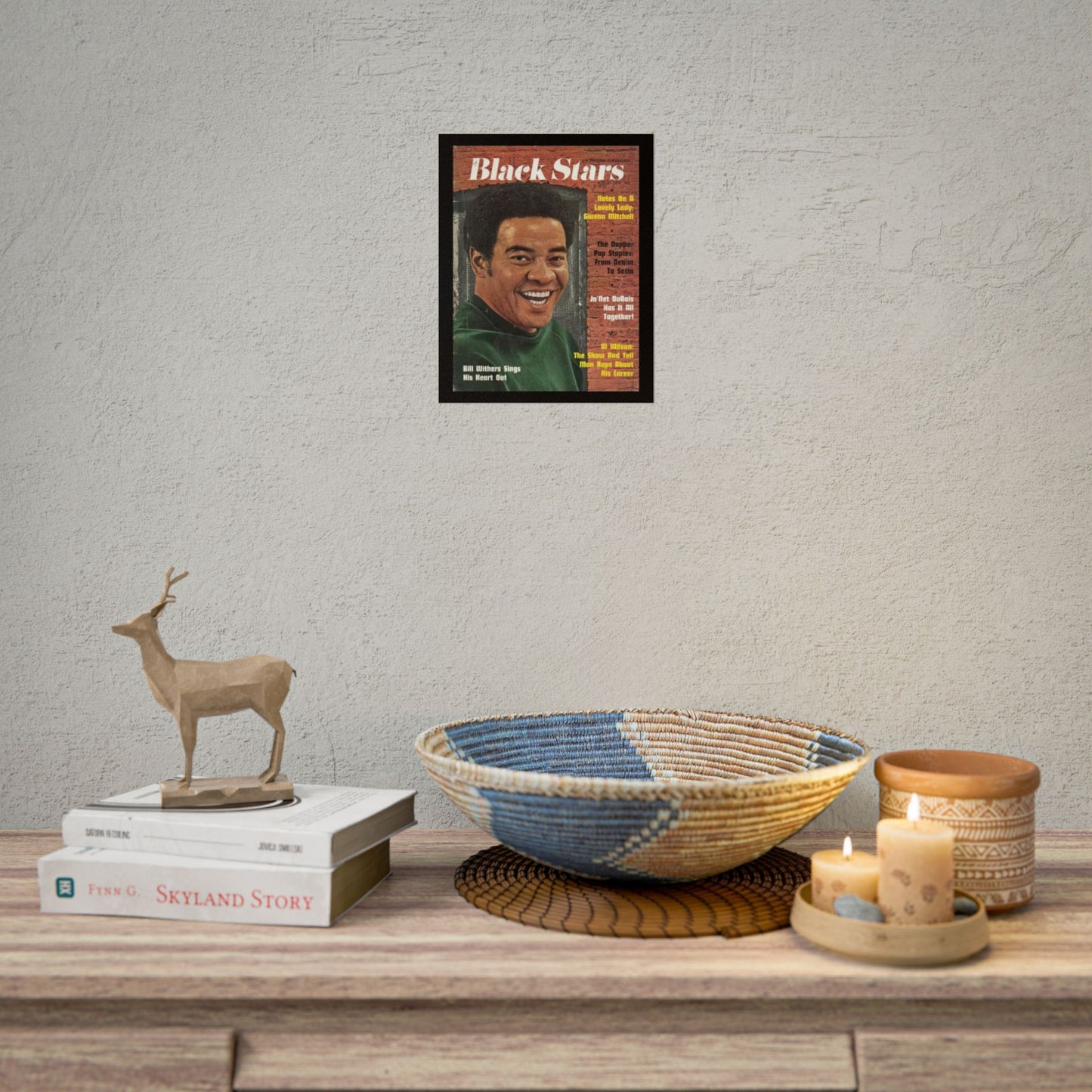 Vintage Music Rolled Posters - Bill Withers, August 1974 Design