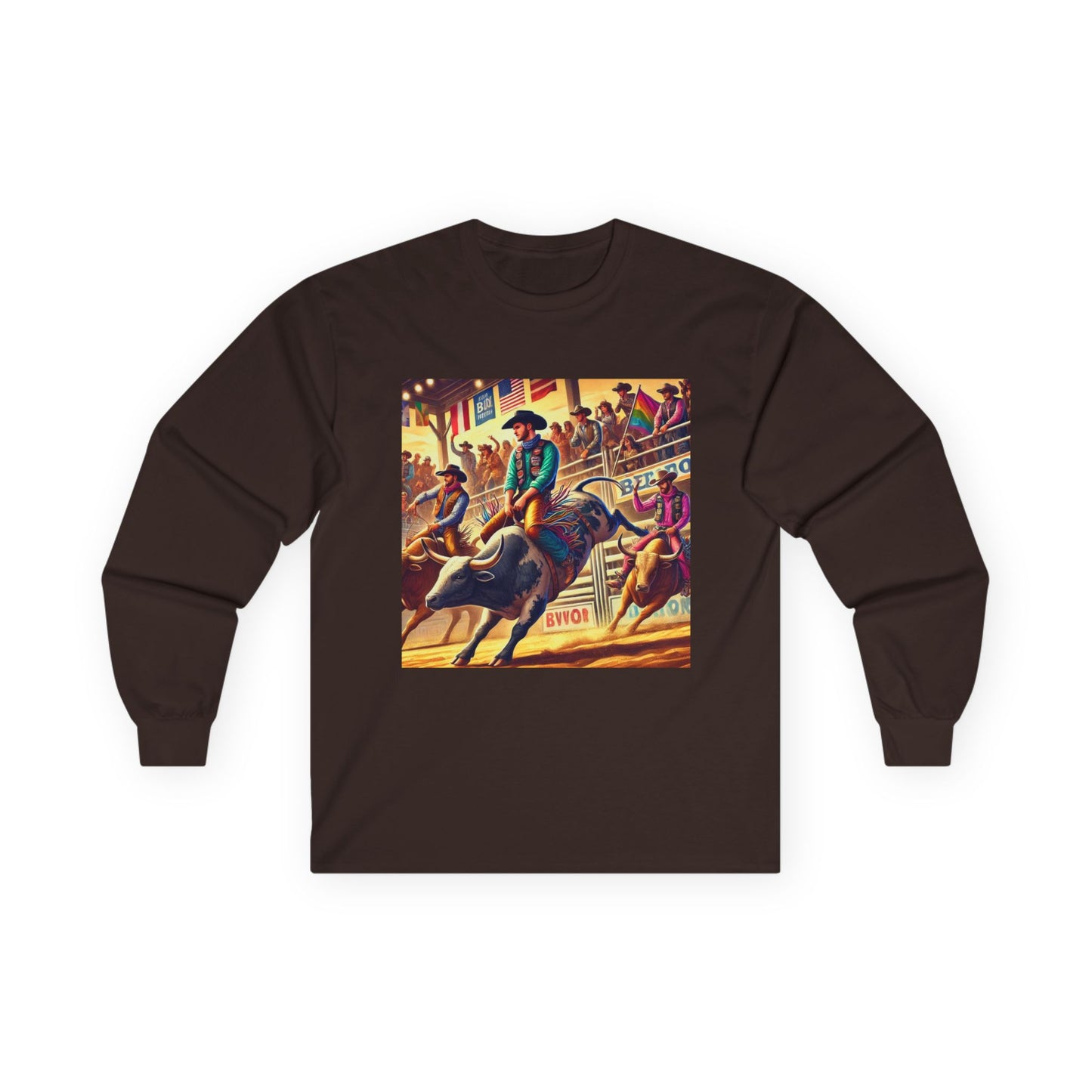 PBR Bull Riding Professional Bull Riders Unisex Ultra Cotton Long Sleeve Tee