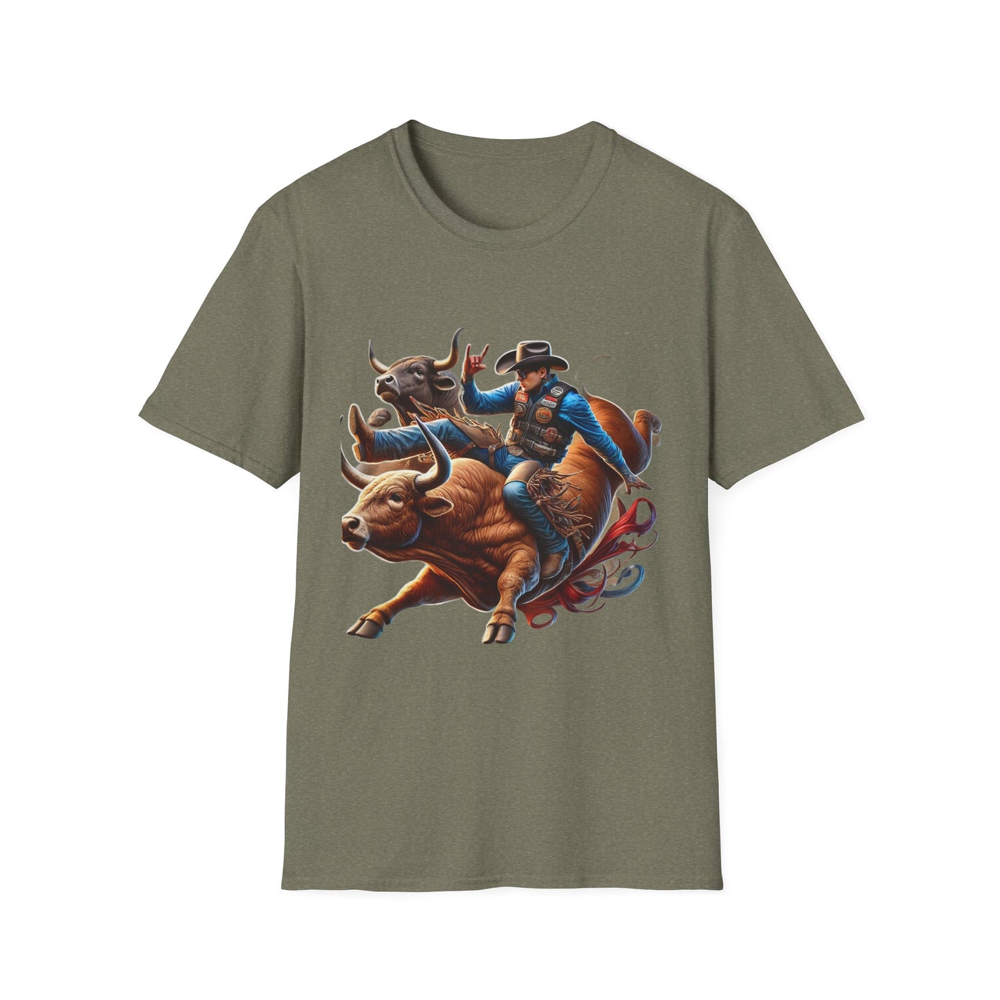 PBR Bull Riding Professional Bull Riders Unisex Softstyle T-Shirt