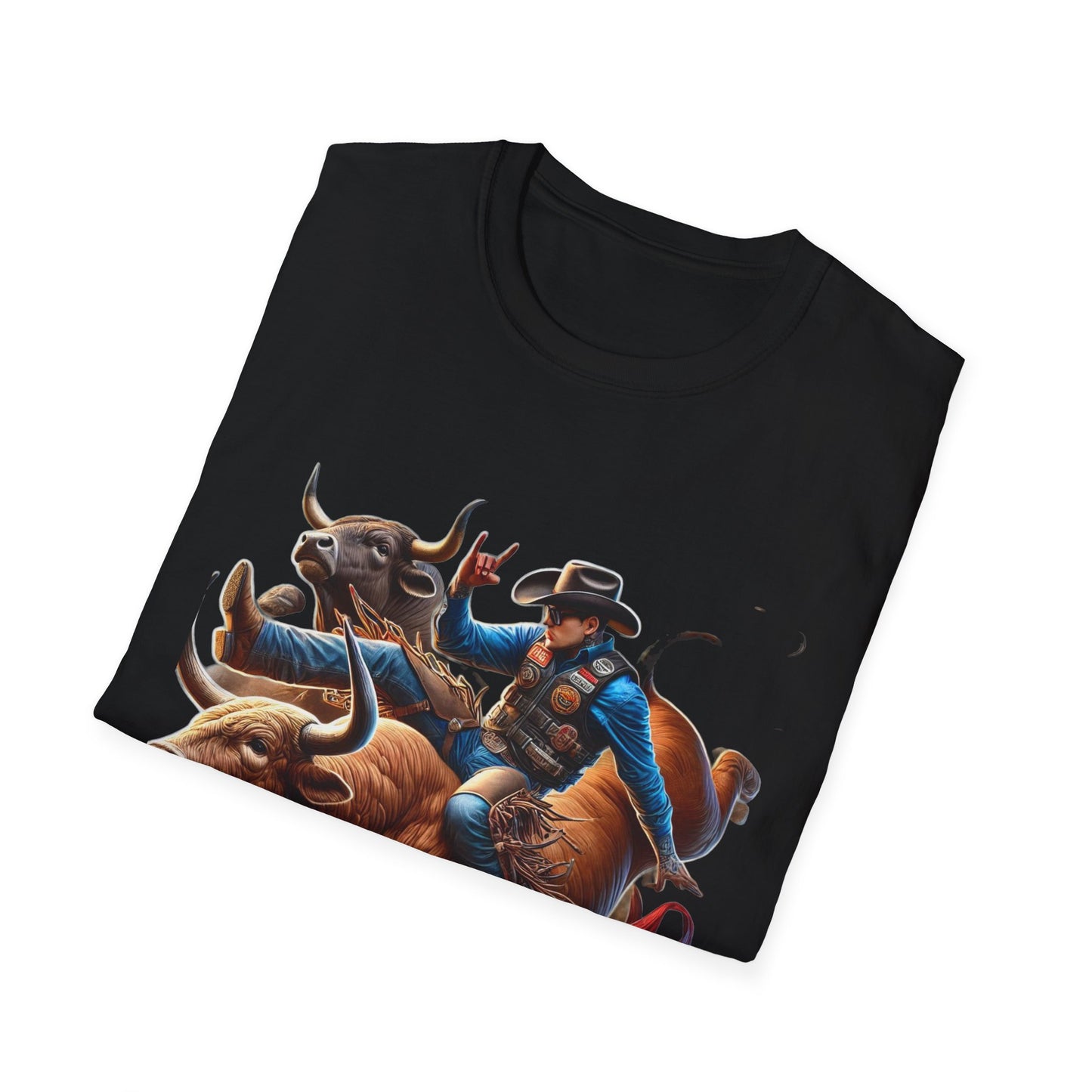 PBR Bull Riding Professional Bull Riders Unisex Softstyle T-Shirt