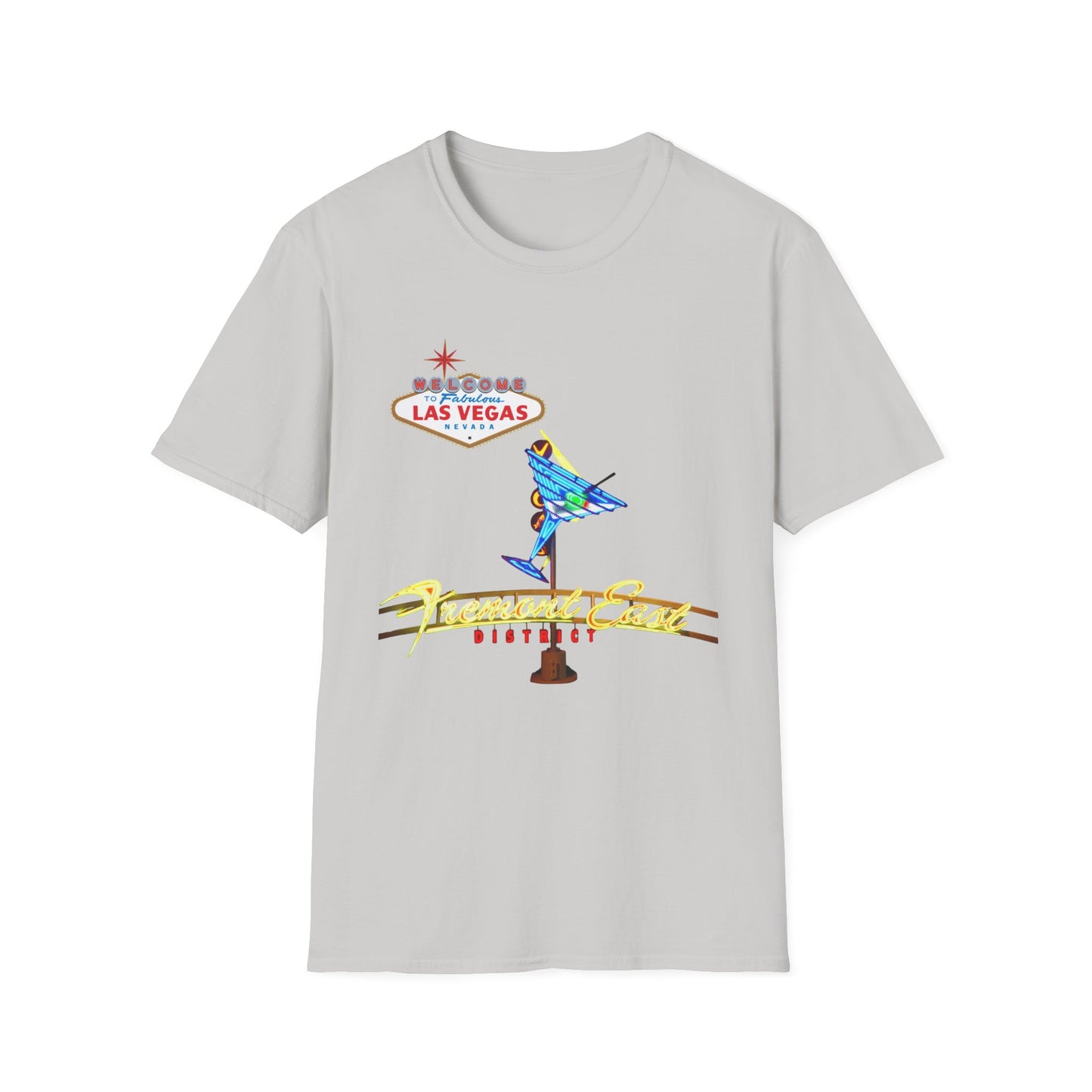 RETRO LAS VEGAS Fremont East Entertainment District Unisex Softstyle T-Shirt